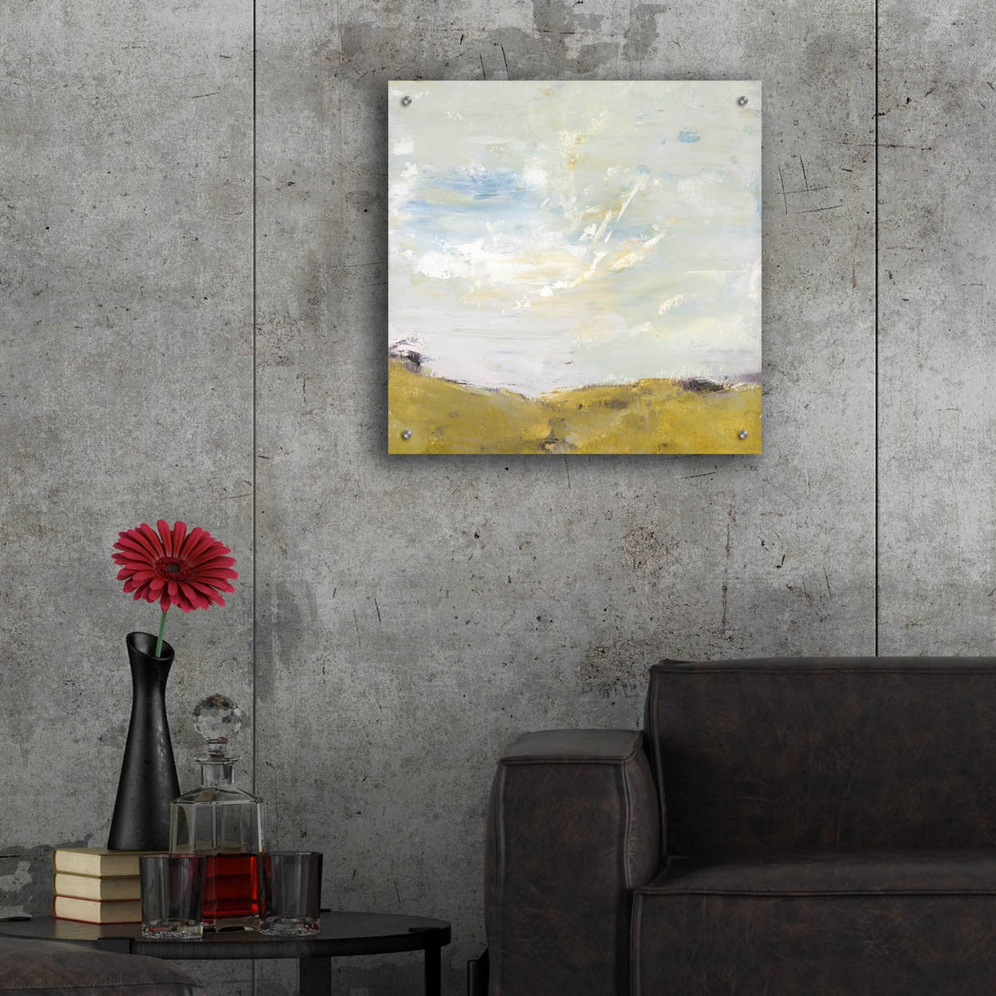 Epic Art 'Where Creativity and Calm Convene' by Lisa Mann Fine Art, Acrylic Glass Wall Art,24x24