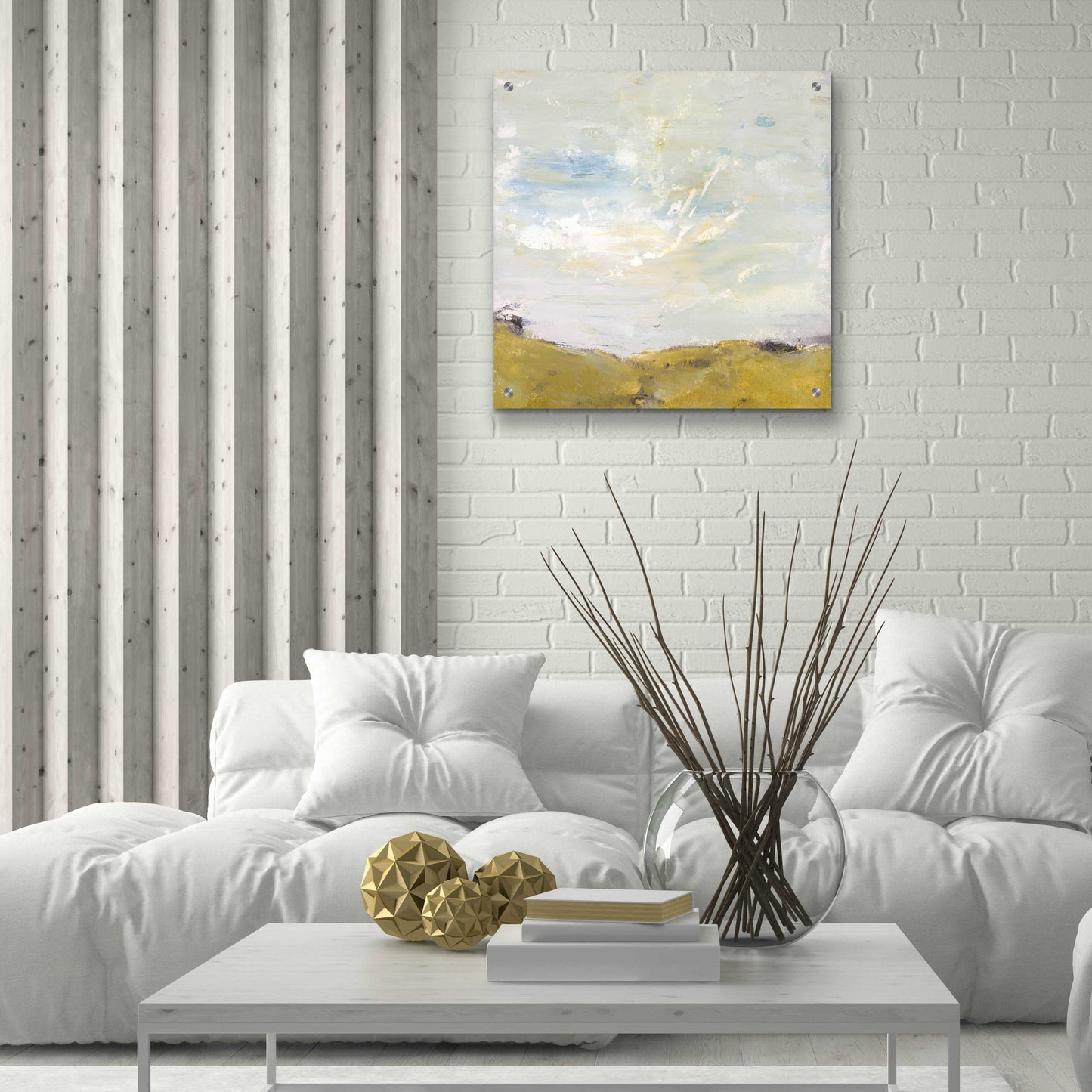 Epic Art 'Where Creativity and Calm Convene' by Lisa Mann Fine Art, Acrylic Glass Wall Art,24x24