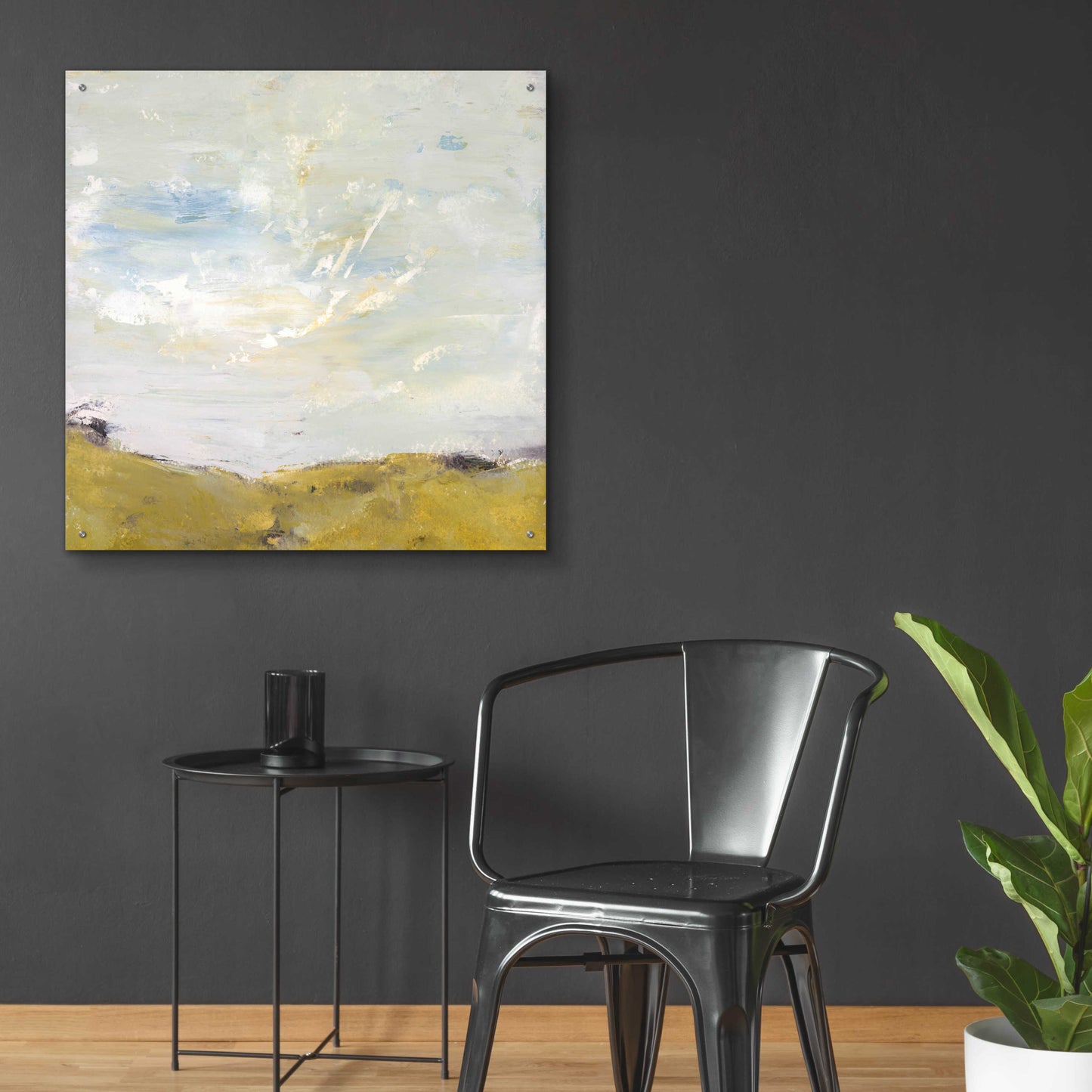 Epic Art 'Where Creativity and Calm Convene' by Lisa Mann Fine Art, Acrylic Glass Wall Art,36x36