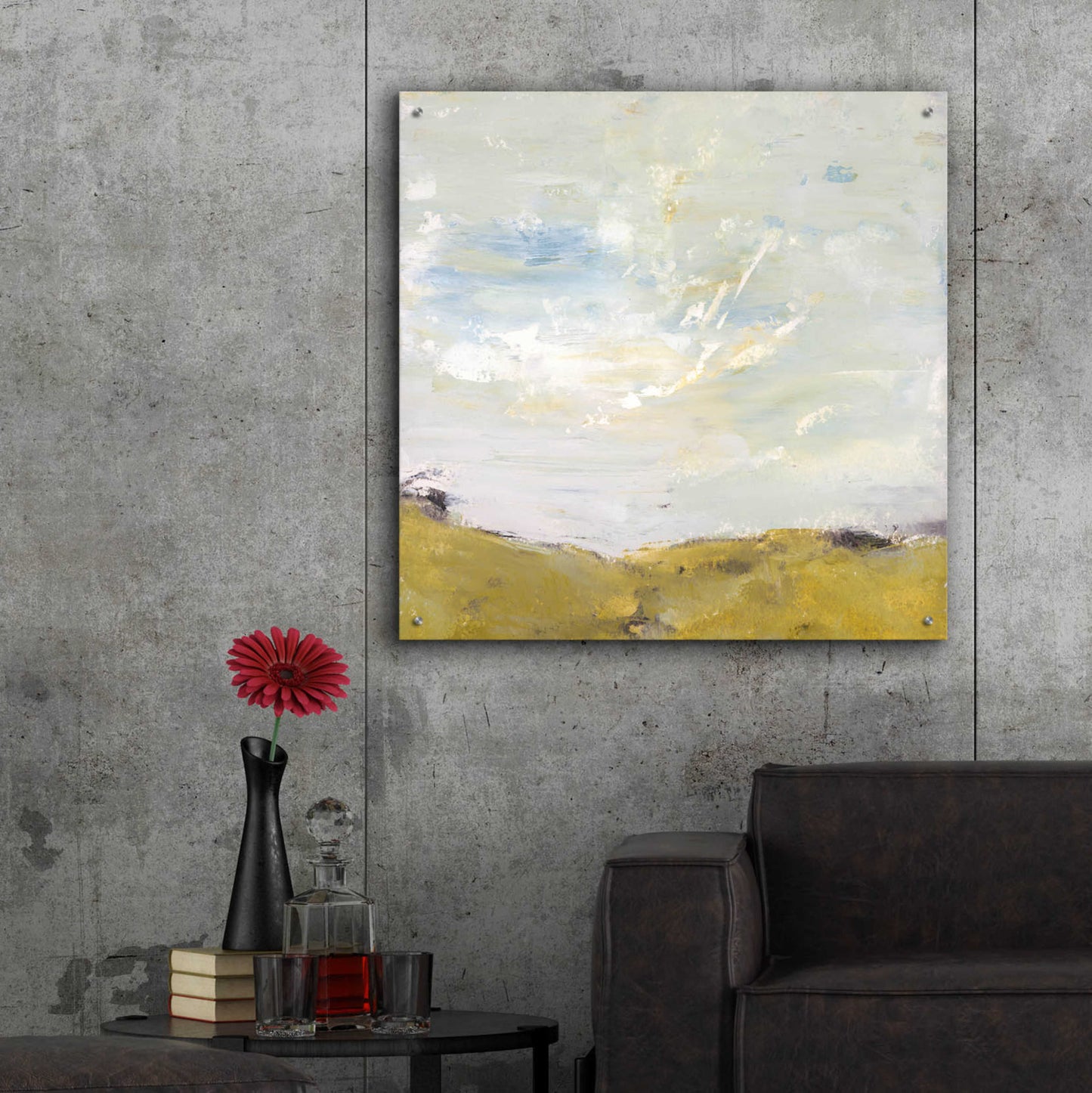 Epic Art 'Where Creativity and Calm Convene' by Lisa Mann Fine Art, Acrylic Glass Wall Art,36x36