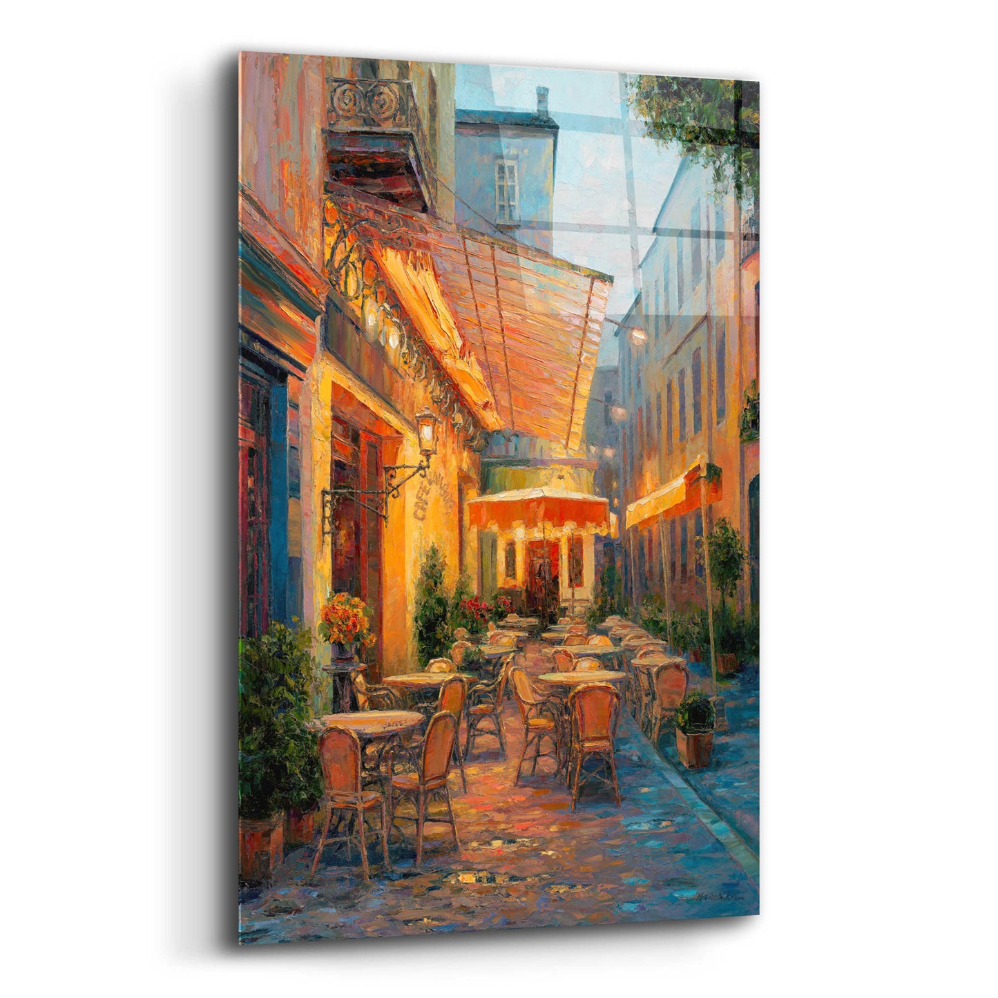 Epic Art 'Café Van Gogh 2008 Arles France' by Haixia Liu, Acrylic Glass Wall Art,12x16