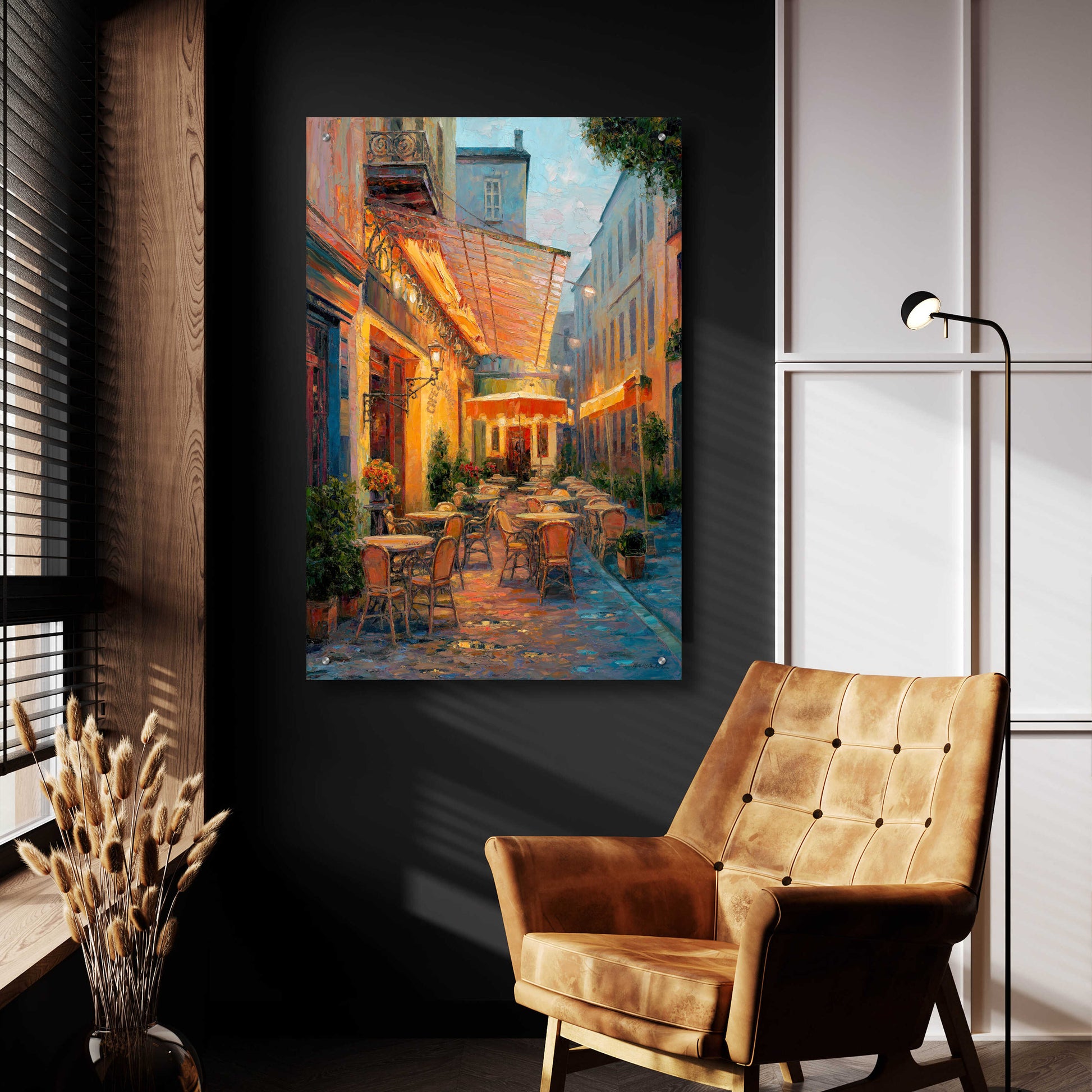 Epic Art 'Café Van Gogh 2008 Arles France' by Haixia Liu, Acrylic Glass Wall Art,24x36