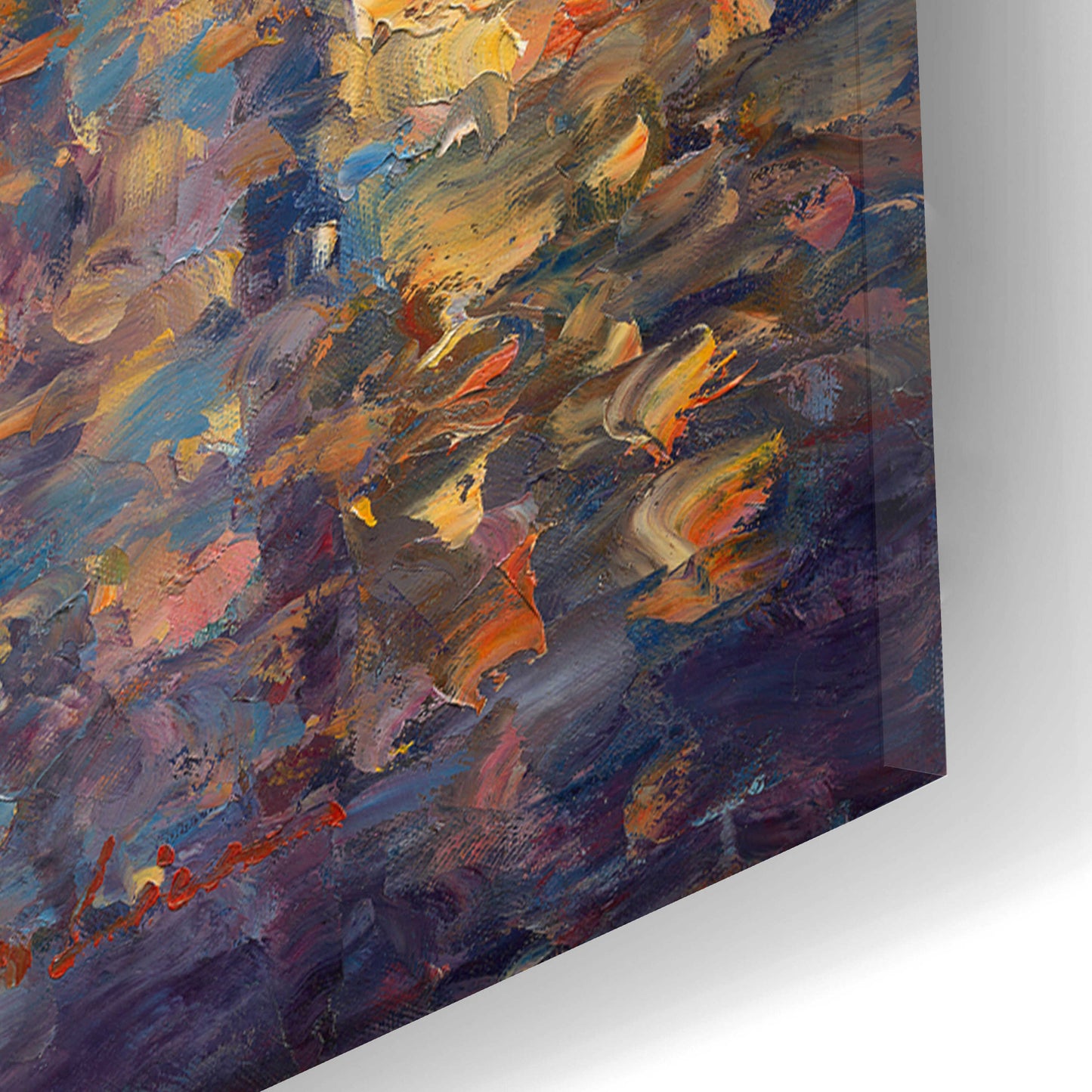 Epic Art 'Montmartre Evening' by Haixia Liu, Acrylic Glass Wall Art,16x24