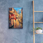 Epic Art 'Montmartre Evening' by Haixia Liu, Acrylic Glass Wall Art,16x24