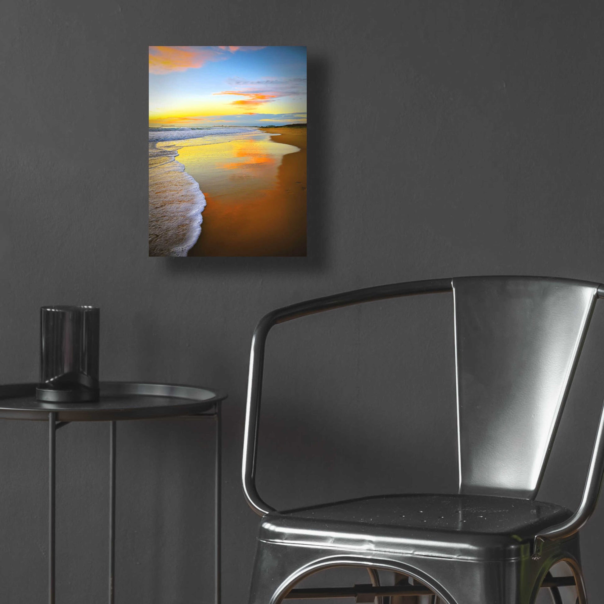 Epic Art 'Beach Sunrise' by Tracie Louise, Acrylic Glass Wall Art,12x16