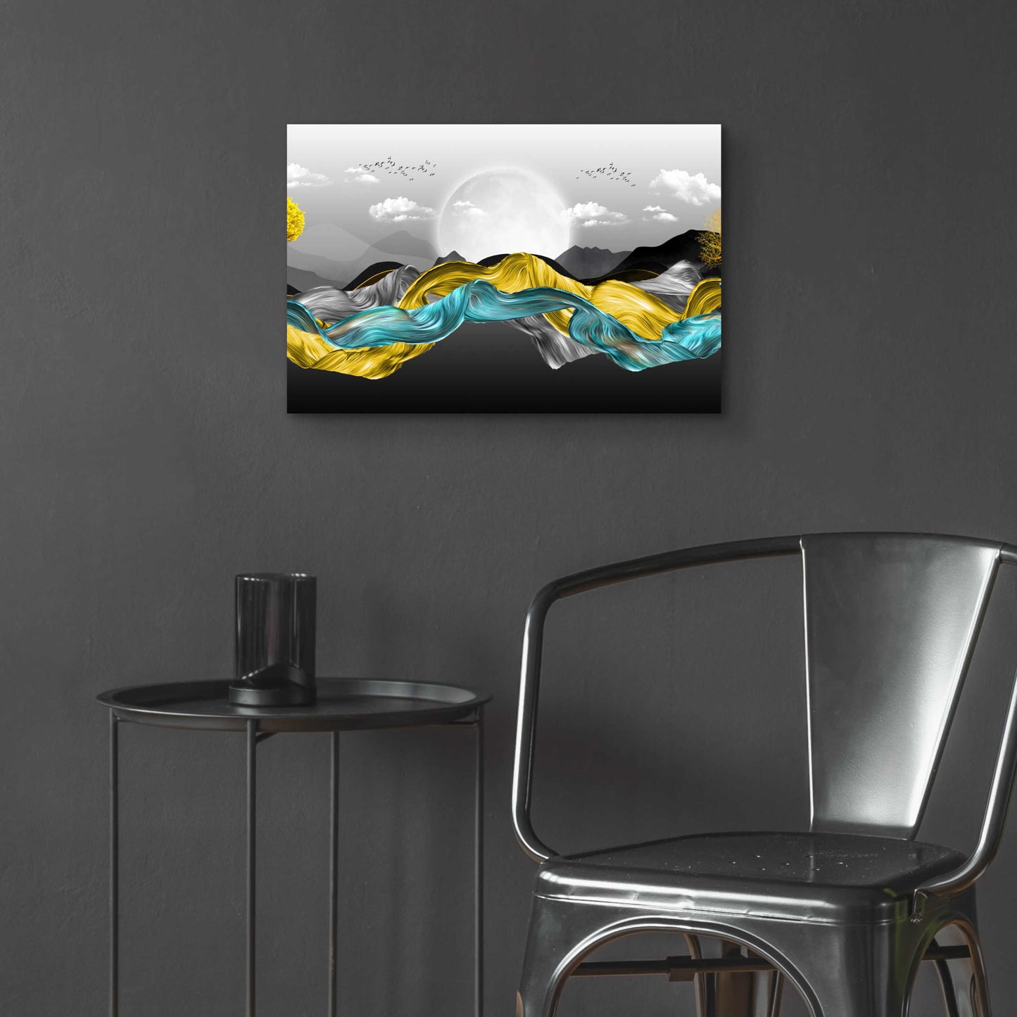 Epic Art 'The Silky Mountains Crop' by Epic Portfolio, Acrylic Glass Wall Art,24x16