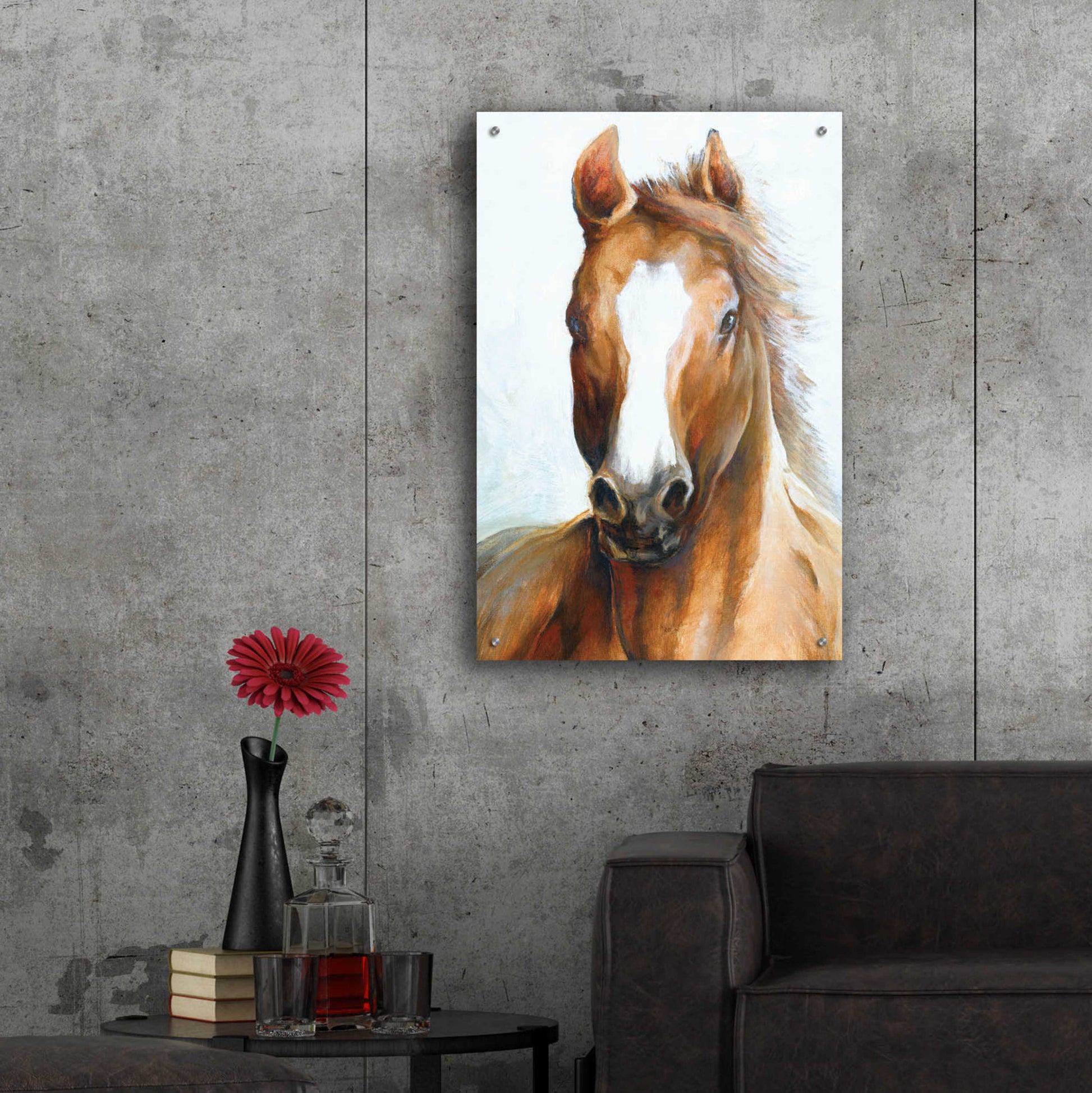 Epic Art 'Beauty Of The Horse' by White Ladder, Acrylic Glass Wall Art,24x36