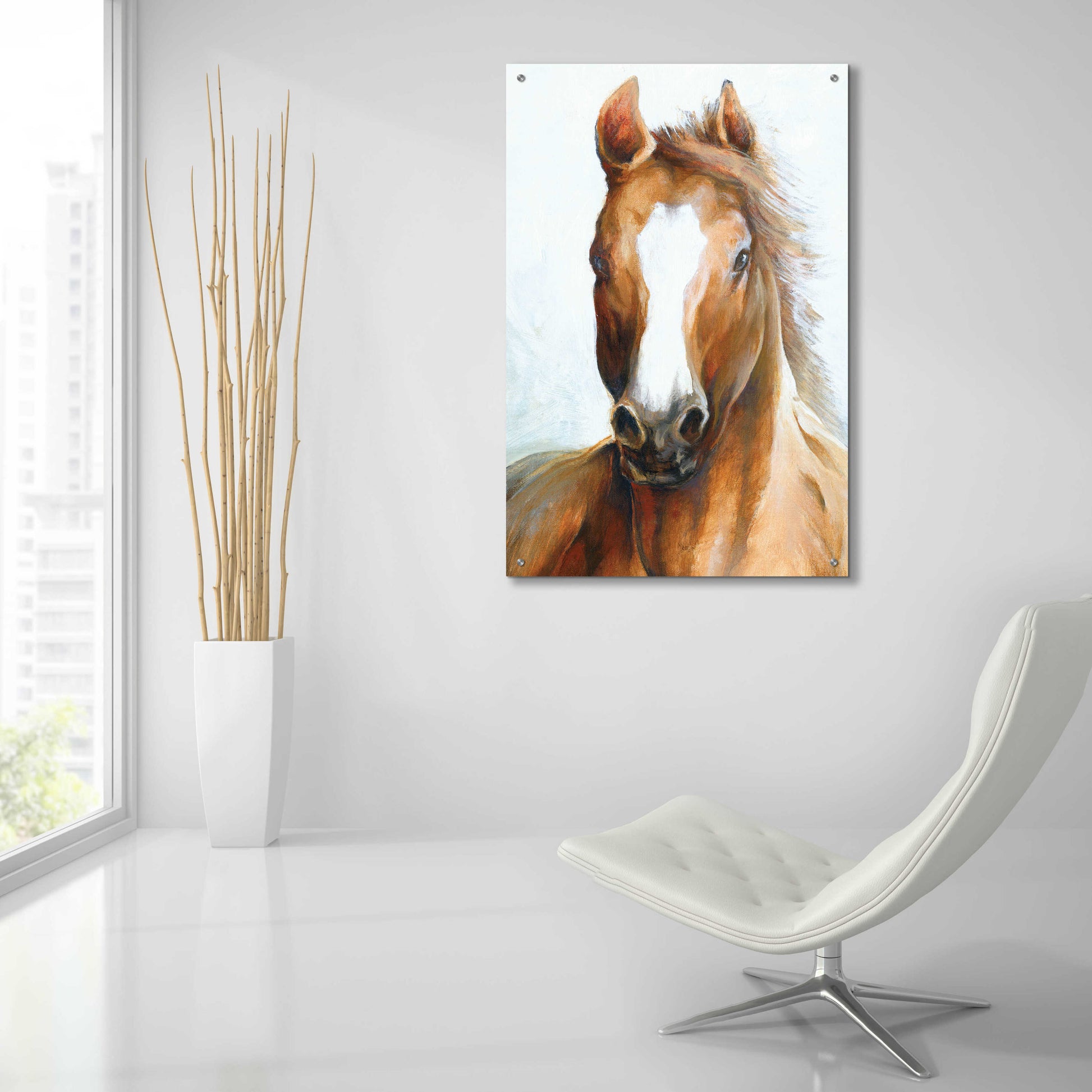 Epic Art 'Beauty Of The Horse' by White Ladder, Acrylic Glass Wall Art,24x36