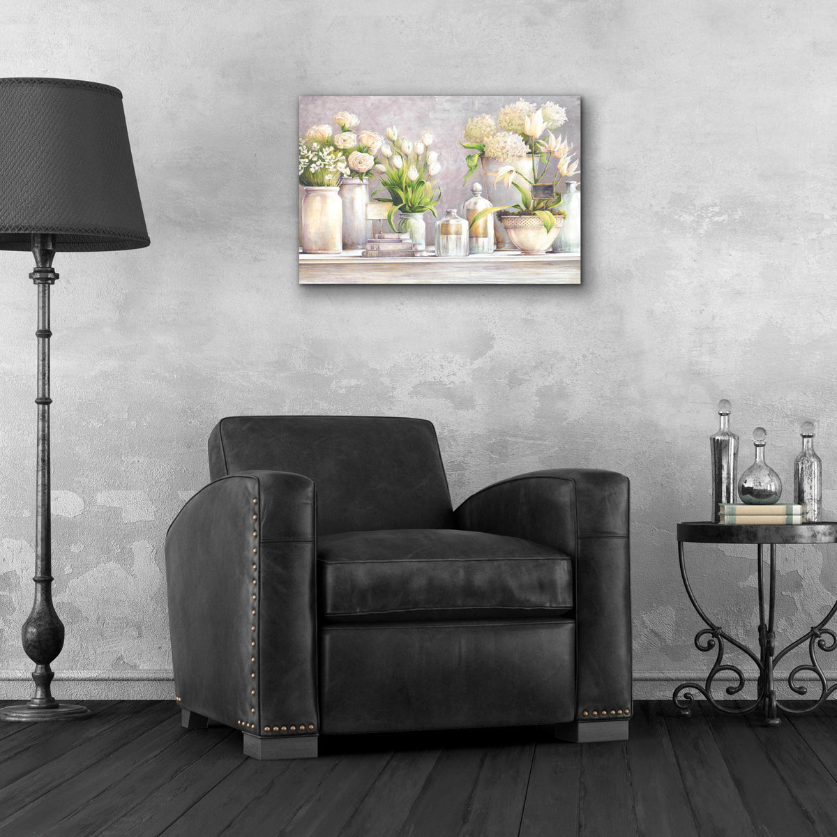 Epic Art 'Favorite Flowers' by White Ladder, Acrylic Glass Wall Art,24x16