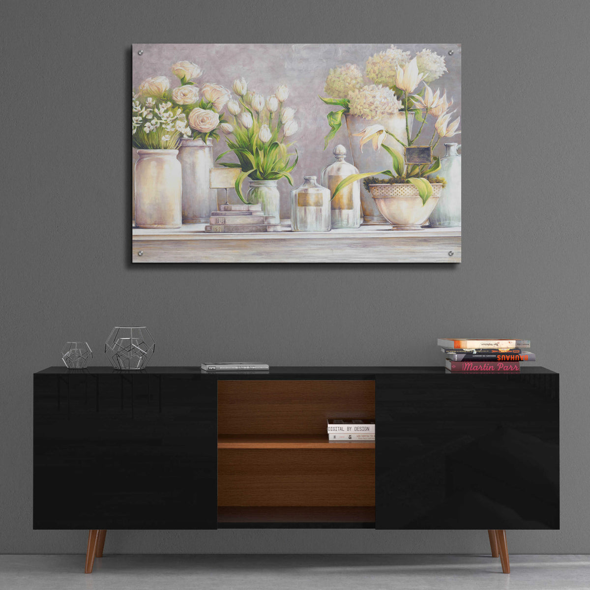 Epic Art 'Favorite Flowers' by White Ladder, Acrylic Glass Wall Art,36x24