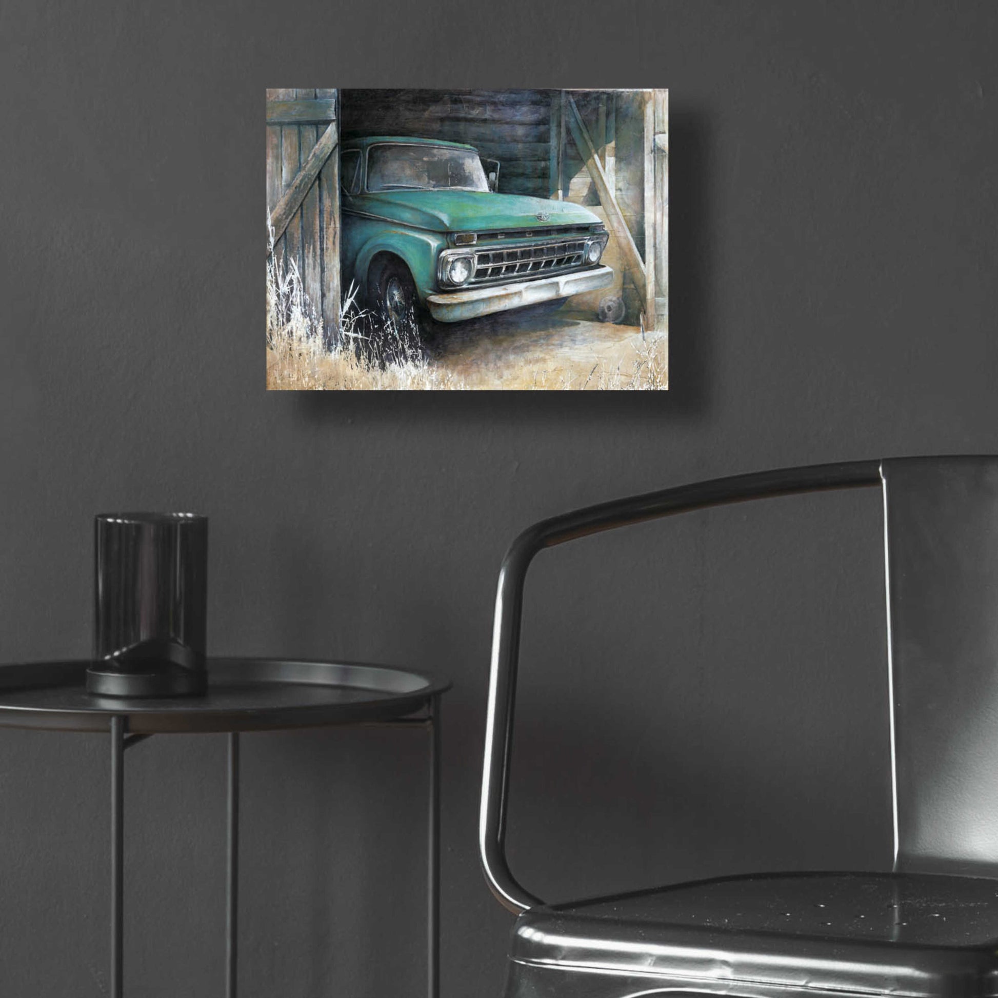 Epic Art 'This Old Truck' by White Ladder, Acrylic Glass Wall Art,16x12