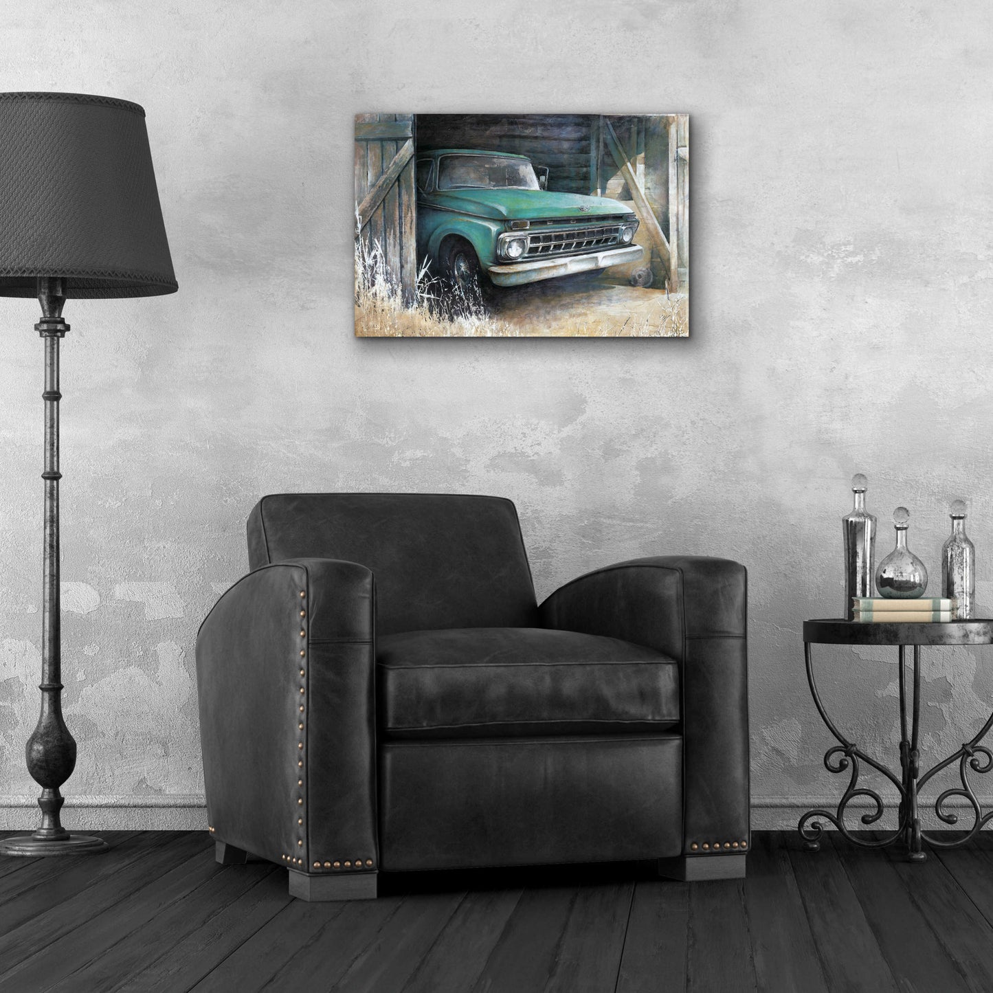 Epic Art 'This Old Truck' by White Ladder, Acrylic Glass Wall Art,24x16