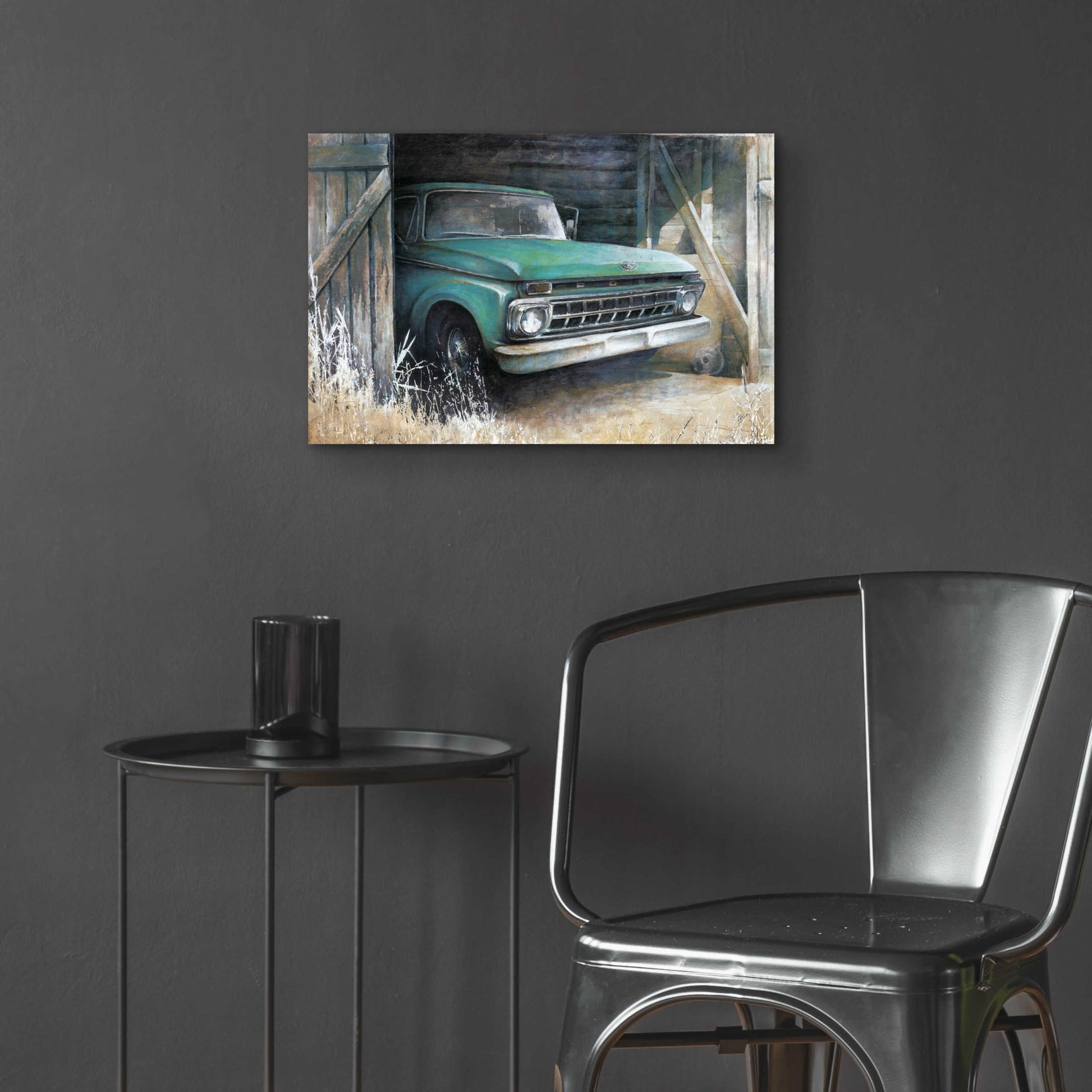 Epic Art 'This Old Truck' by White Ladder, Acrylic Glass Wall Art,24x16