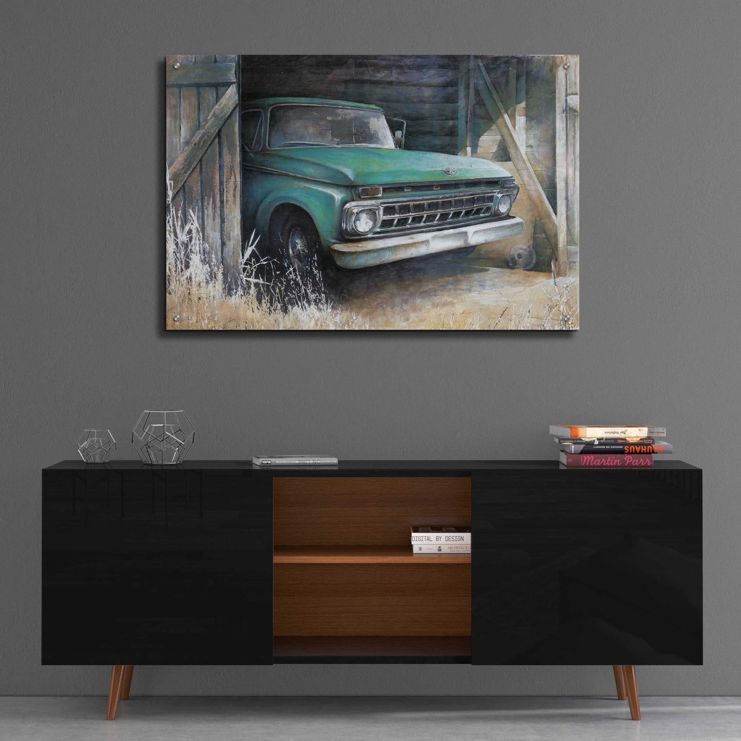 Epic Art 'This Old Truck' by White Ladder, Acrylic Glass Wall Art,36x24