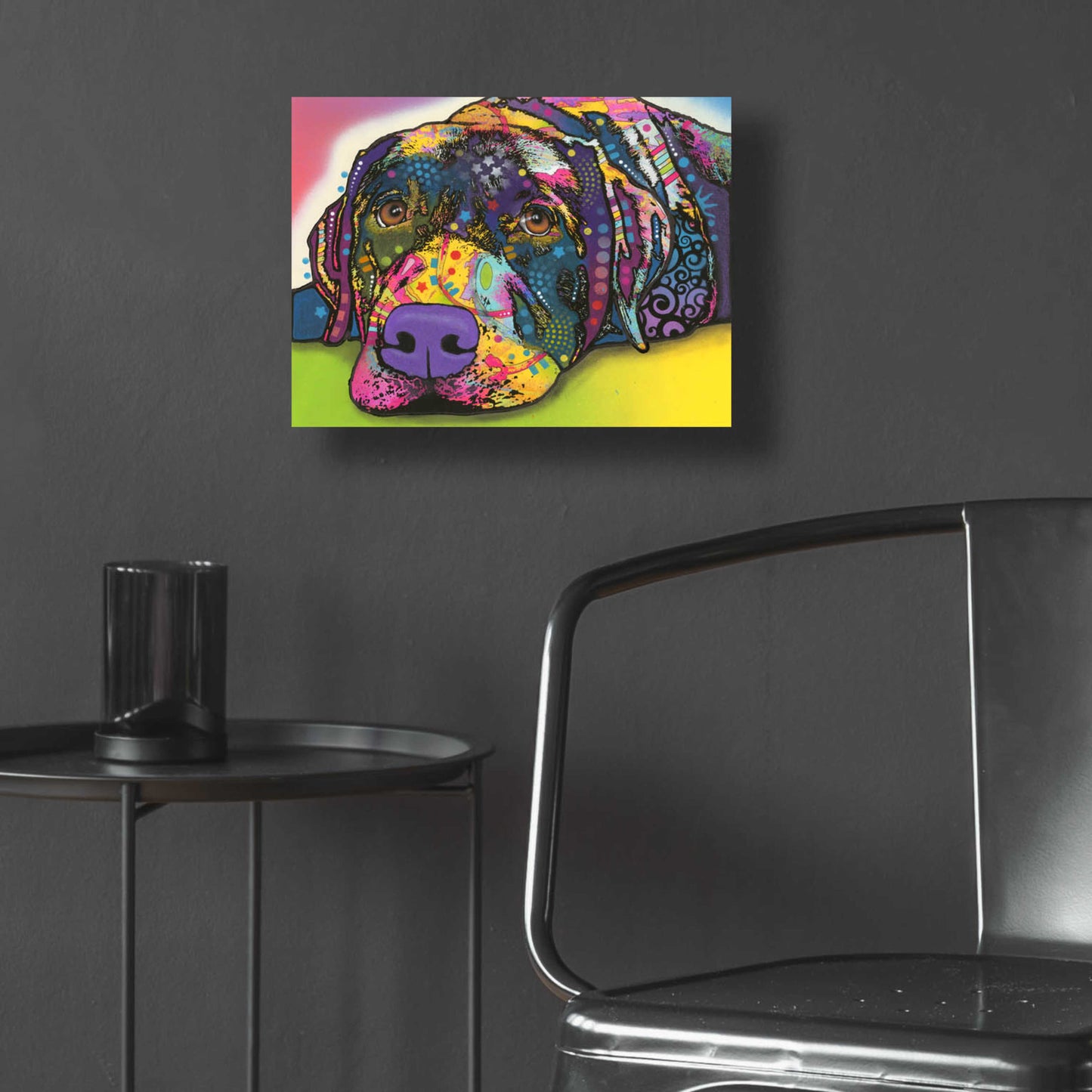 Epic Art 'Savvy Labrador' by Dean Russo, Acrylic Glass Wall Art,16x12