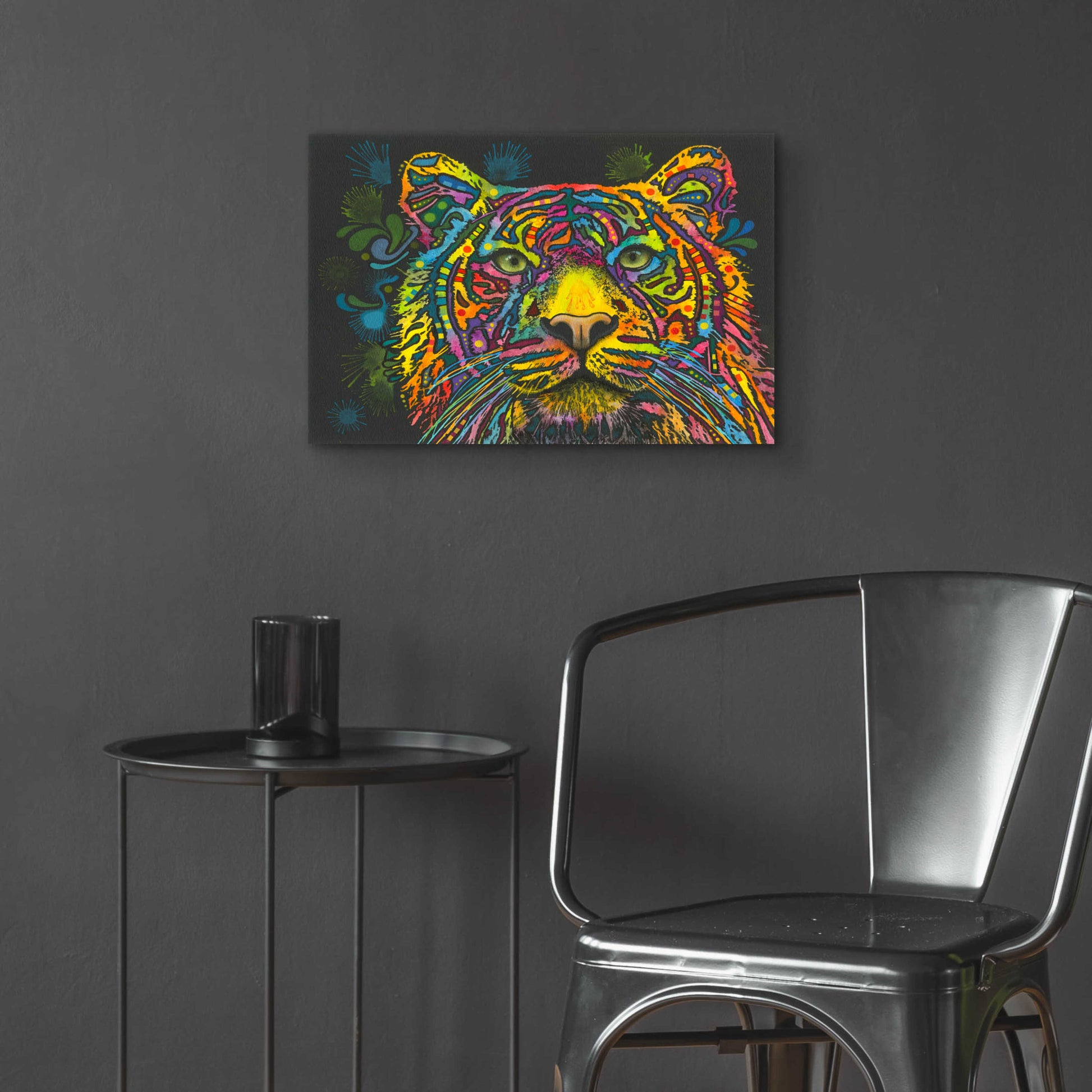 Epic Art 'Tiger' by Dean Russo, Acrylic Glass Wall Art,24x16