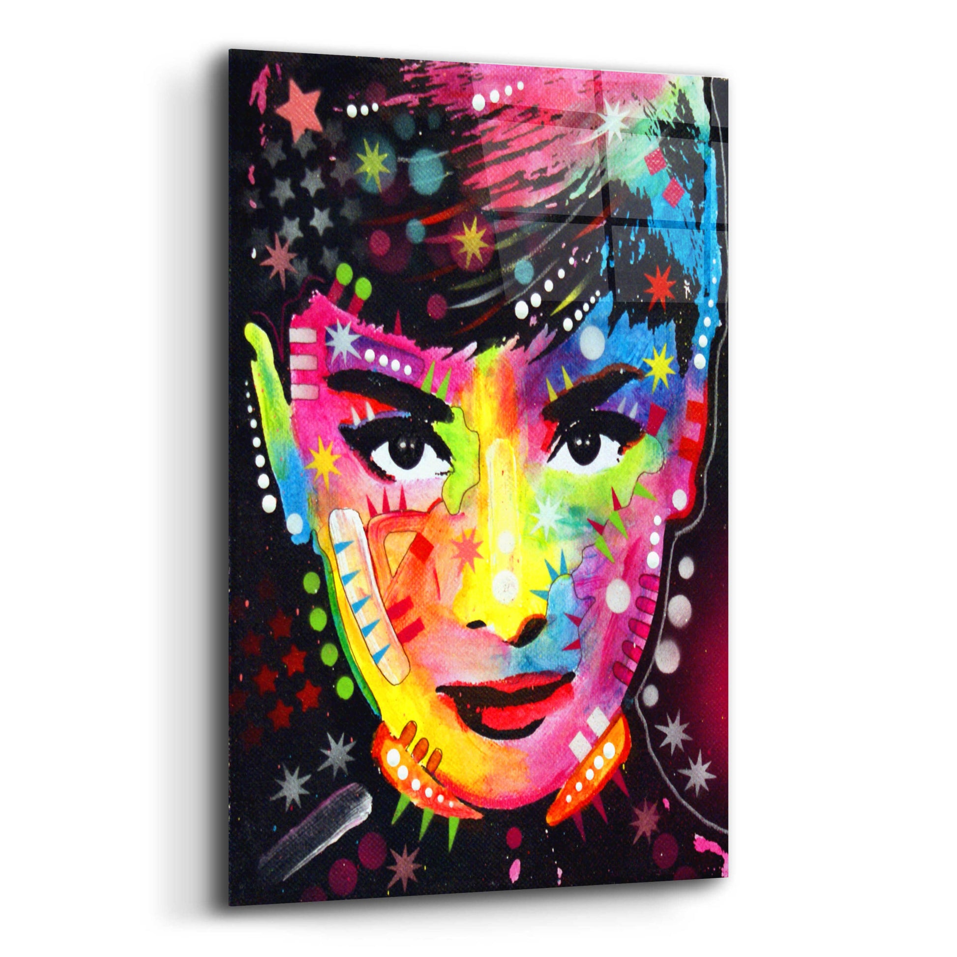 Epic Art 'Audrey' by Dean Russo, Acrylic Glass Wall Art,12x16