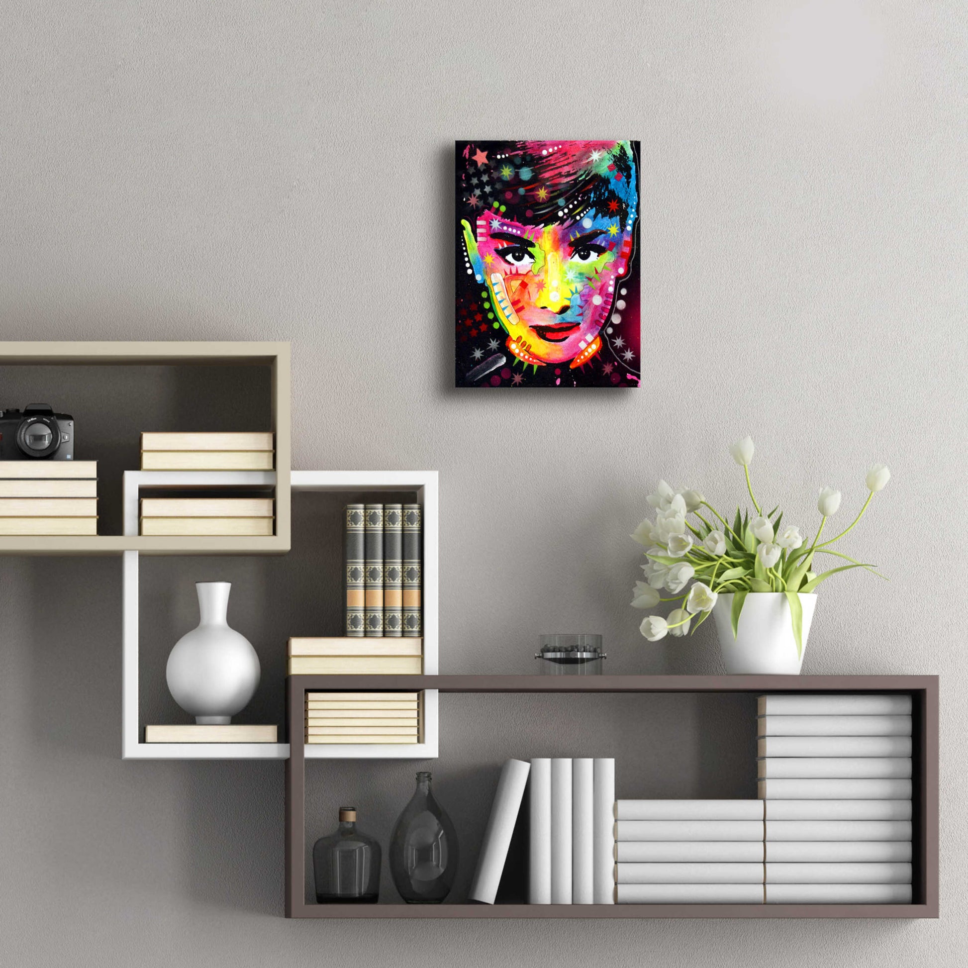 Epic Art 'Audrey' by Dean Russo, Acrylic Glass Wall Art,12x16