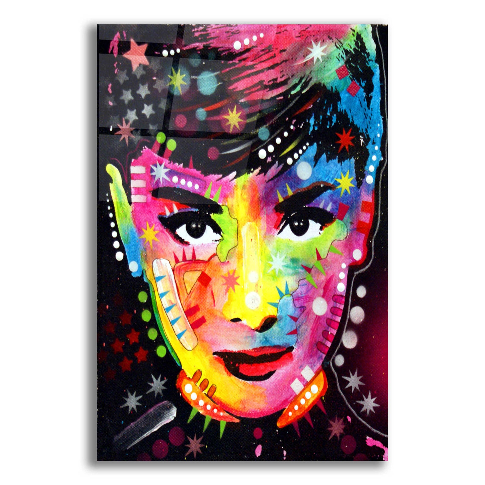 Epic Art 'Audrey' by Dean Russo, Acrylic Glass Wall Art,12x16