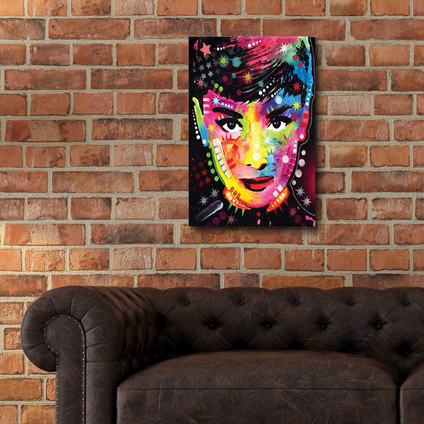 Epic Art 'Audrey' by Dean Russo, Acrylic Glass Wall Art,16x24