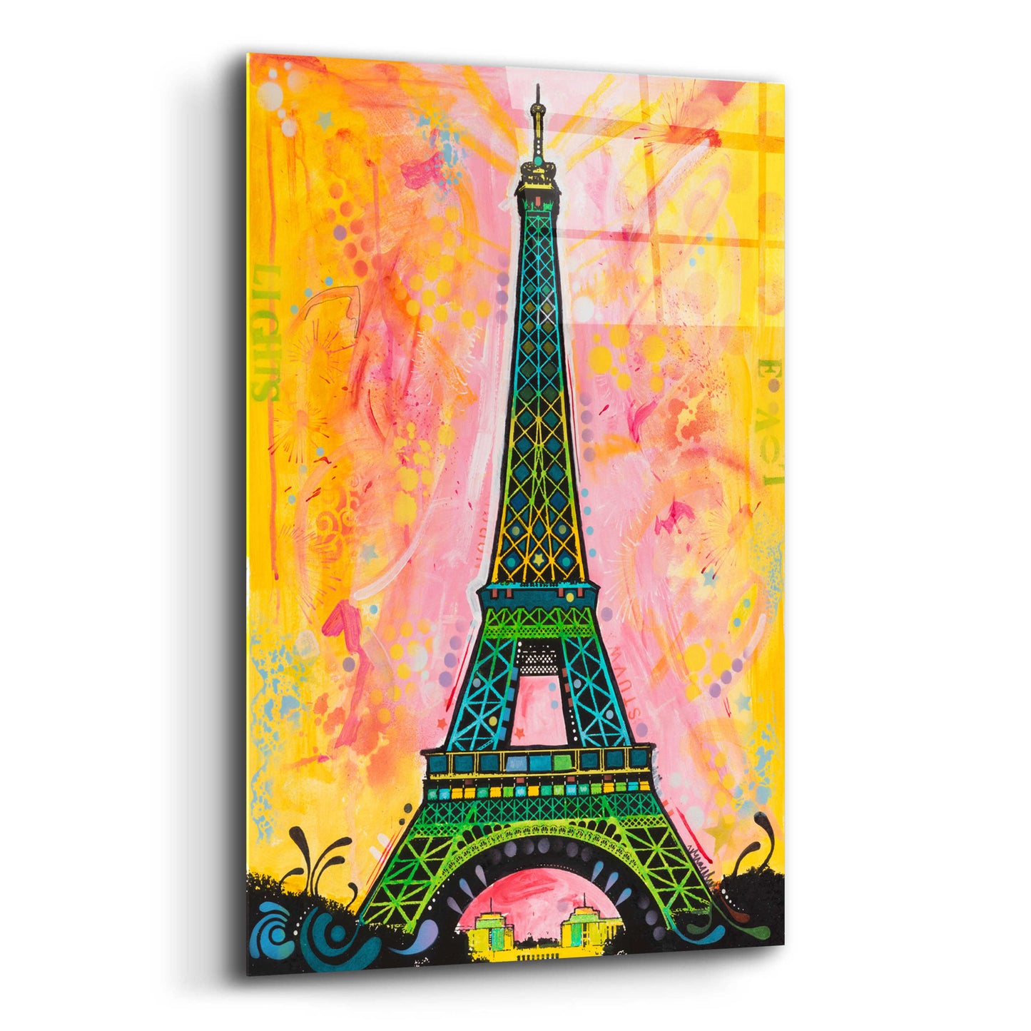 Epic Art 'Eiffel ALI' by Dean Russo, Acrylic Glass Wall Art,12x16