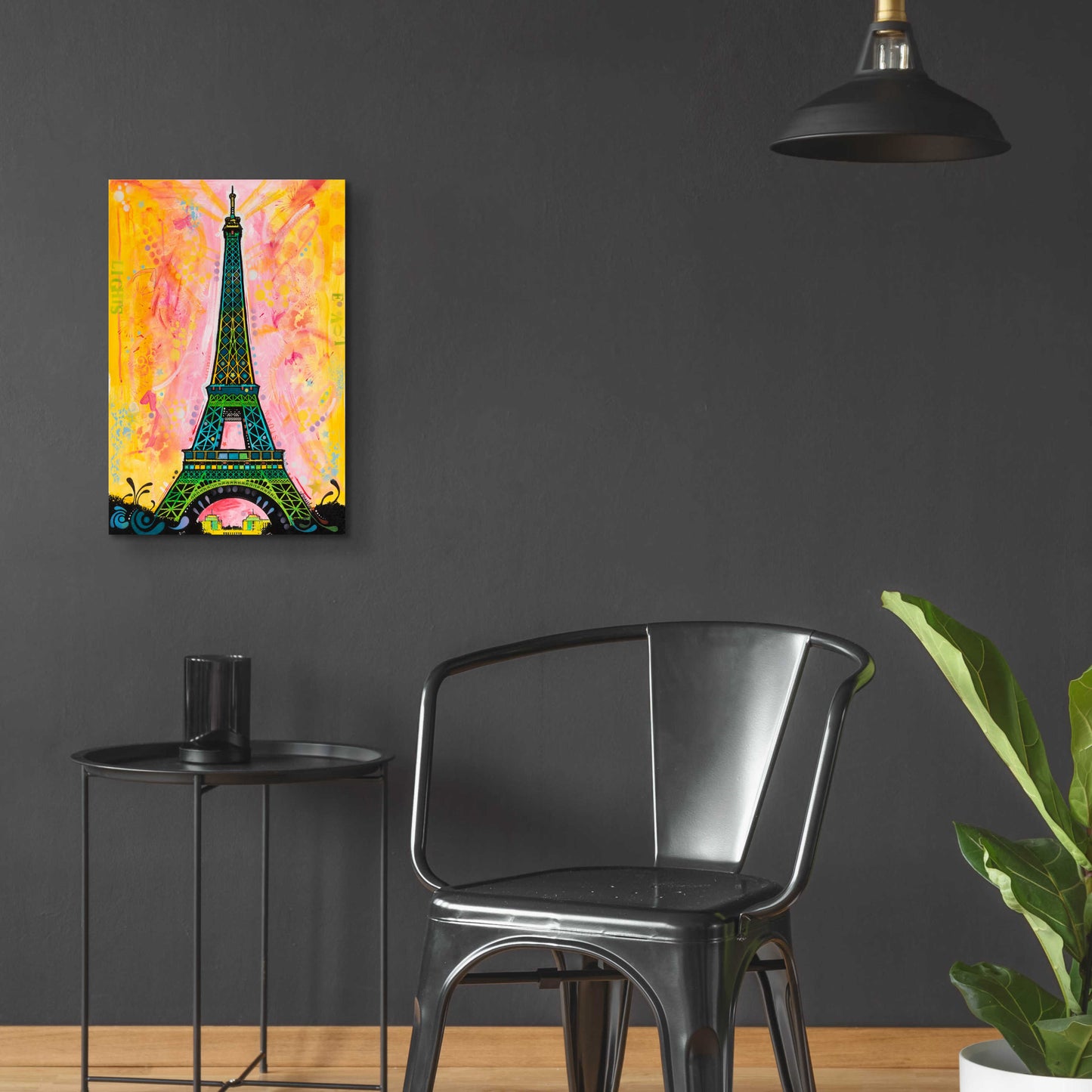 Epic Art 'Eiffel ALI' by Dean Russo, Acrylic Glass Wall Art,16x24