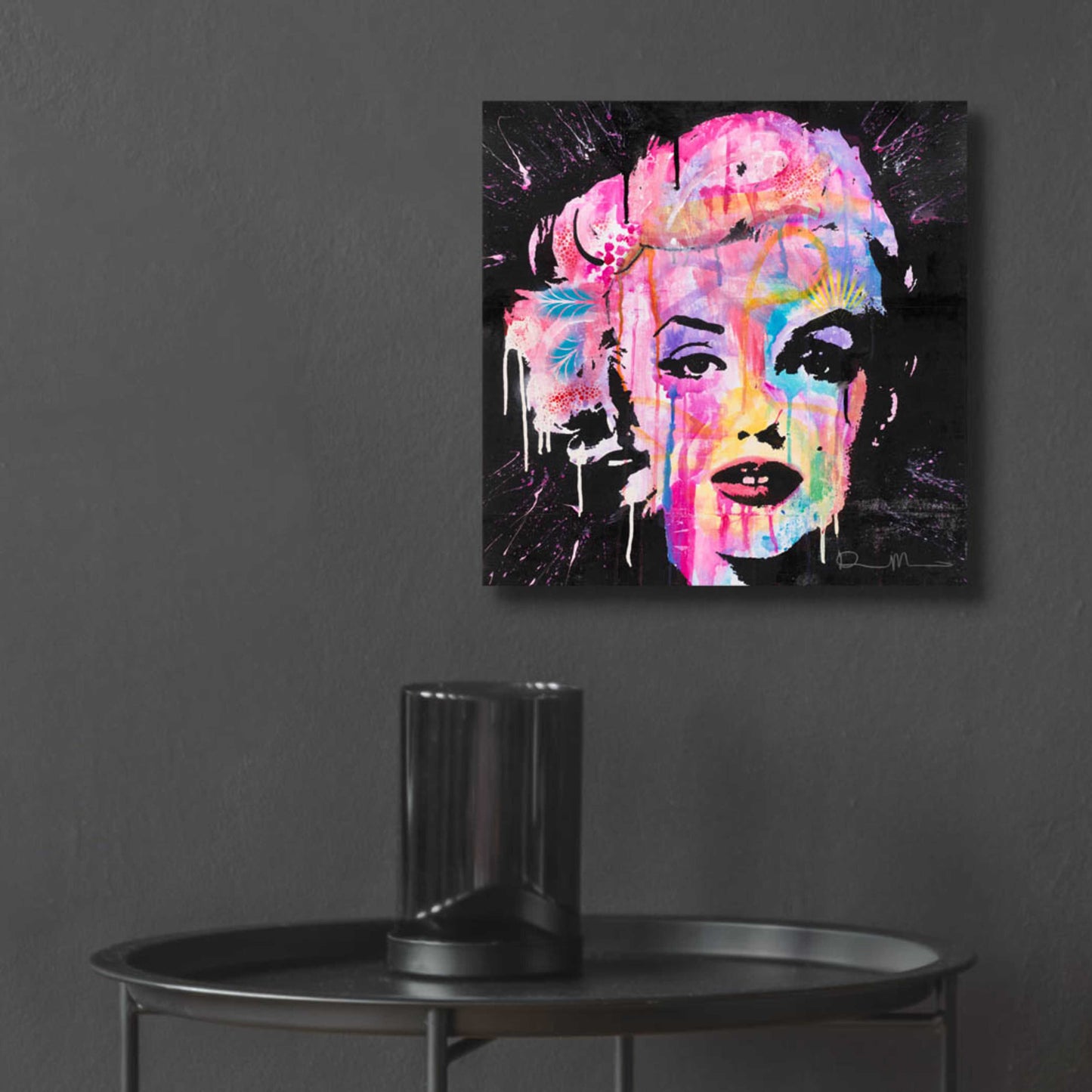 Epic Art 'Marilyn Monroe' by Dean Russo, Acrylic Glass Wall Art,12x12