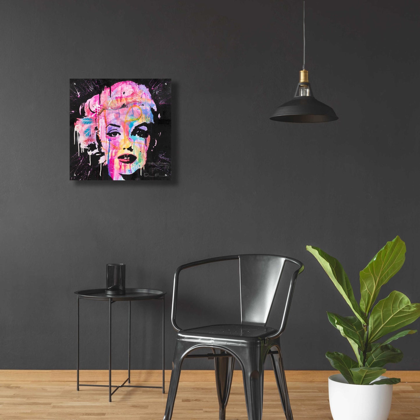 Epic Art 'Marilyn Monroe' by Dean Russo, Acrylic Glass Wall Art,24x24