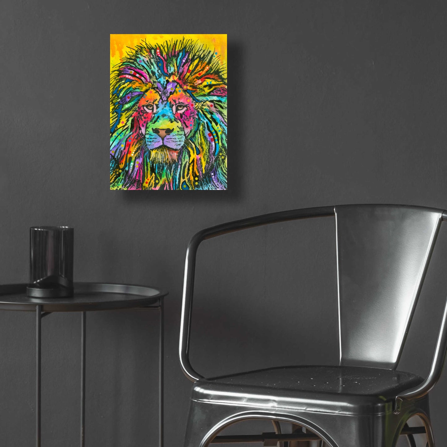 Epic Art 'Lion Good' by Dean Russo, Acrylic Glass Wall Art,12x16