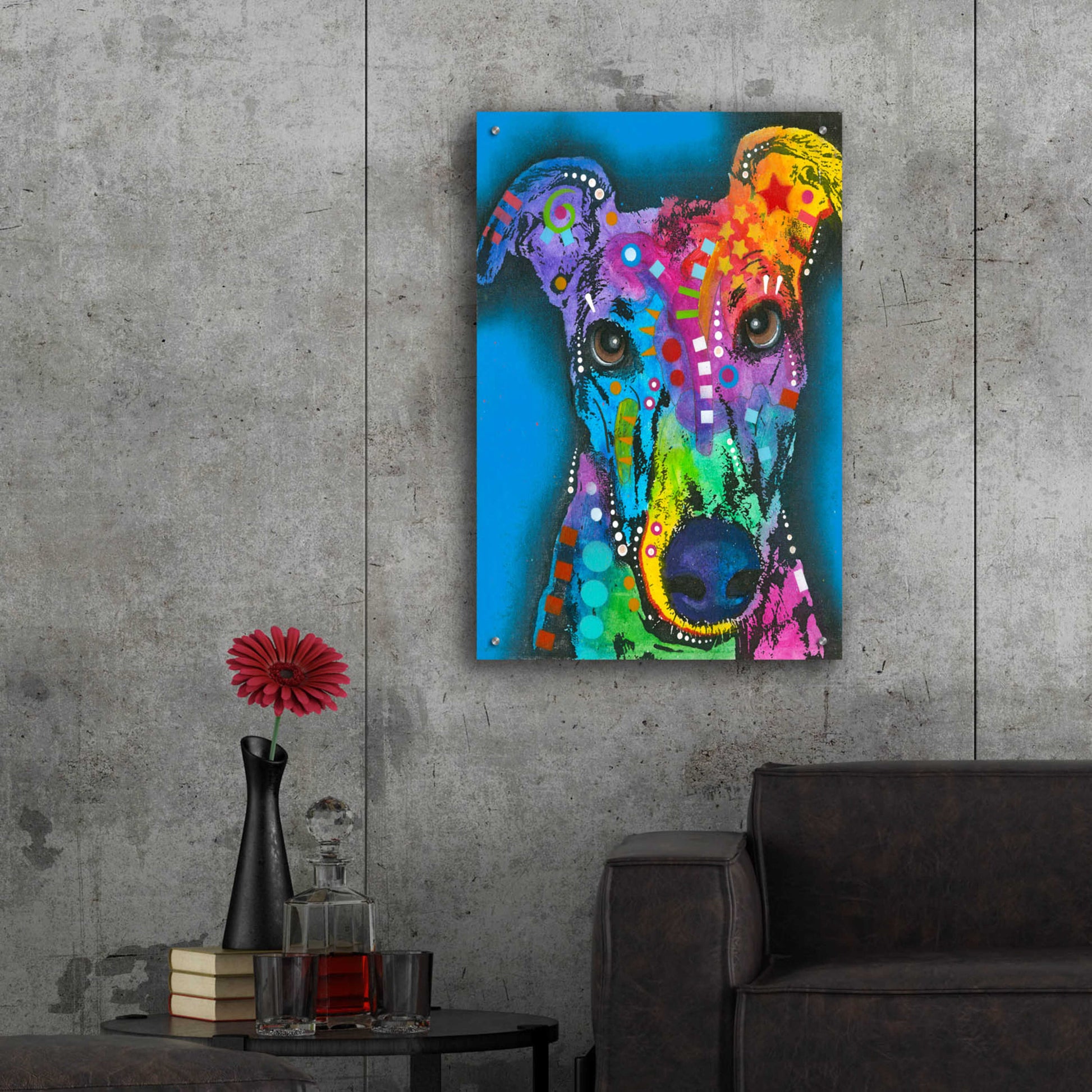 Epic Art 'What Ya Thinking Bout?' by Dean Russo, Acrylic Glass Wall Art,24x36