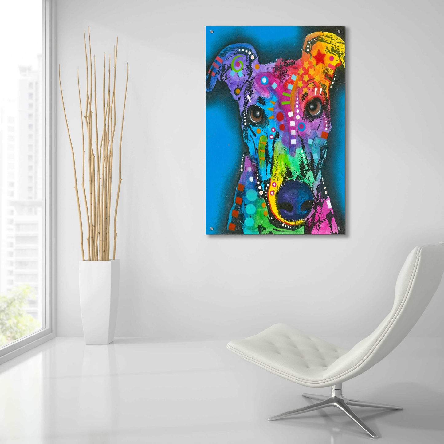 Epic Art 'What Ya Thinking Bout?' by Dean Russo, Acrylic Glass Wall Art,24x36