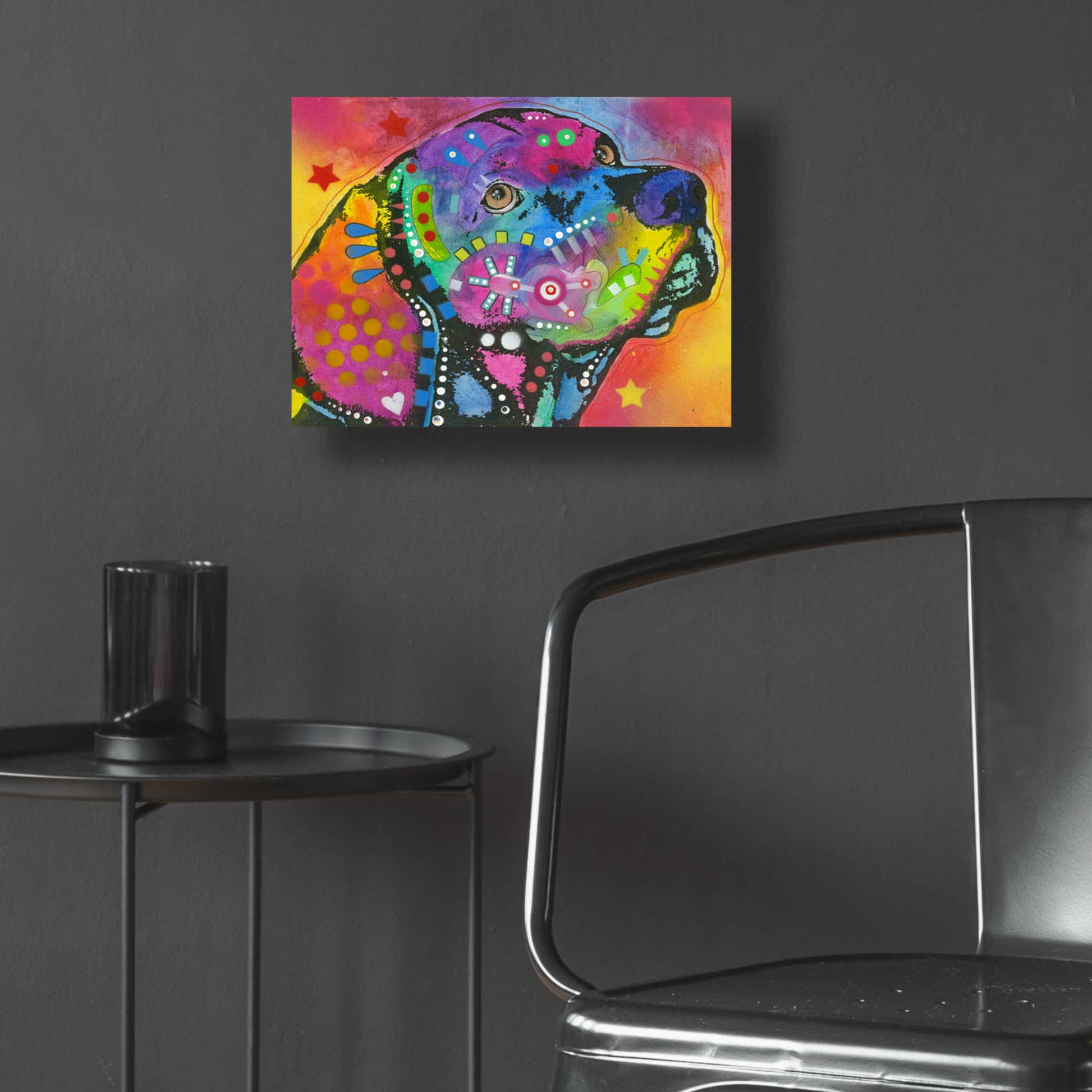 Epic Art 'Psychedelic Lab' by Dean Russo, Acrylic Glass Wall Art,16x12