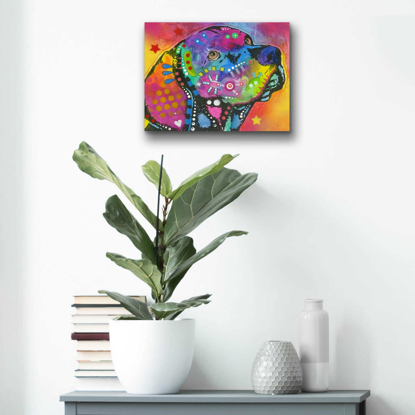 Epic Art 'Psychedelic Lab' by Dean Russo, Acrylic Glass Wall Art,16x12