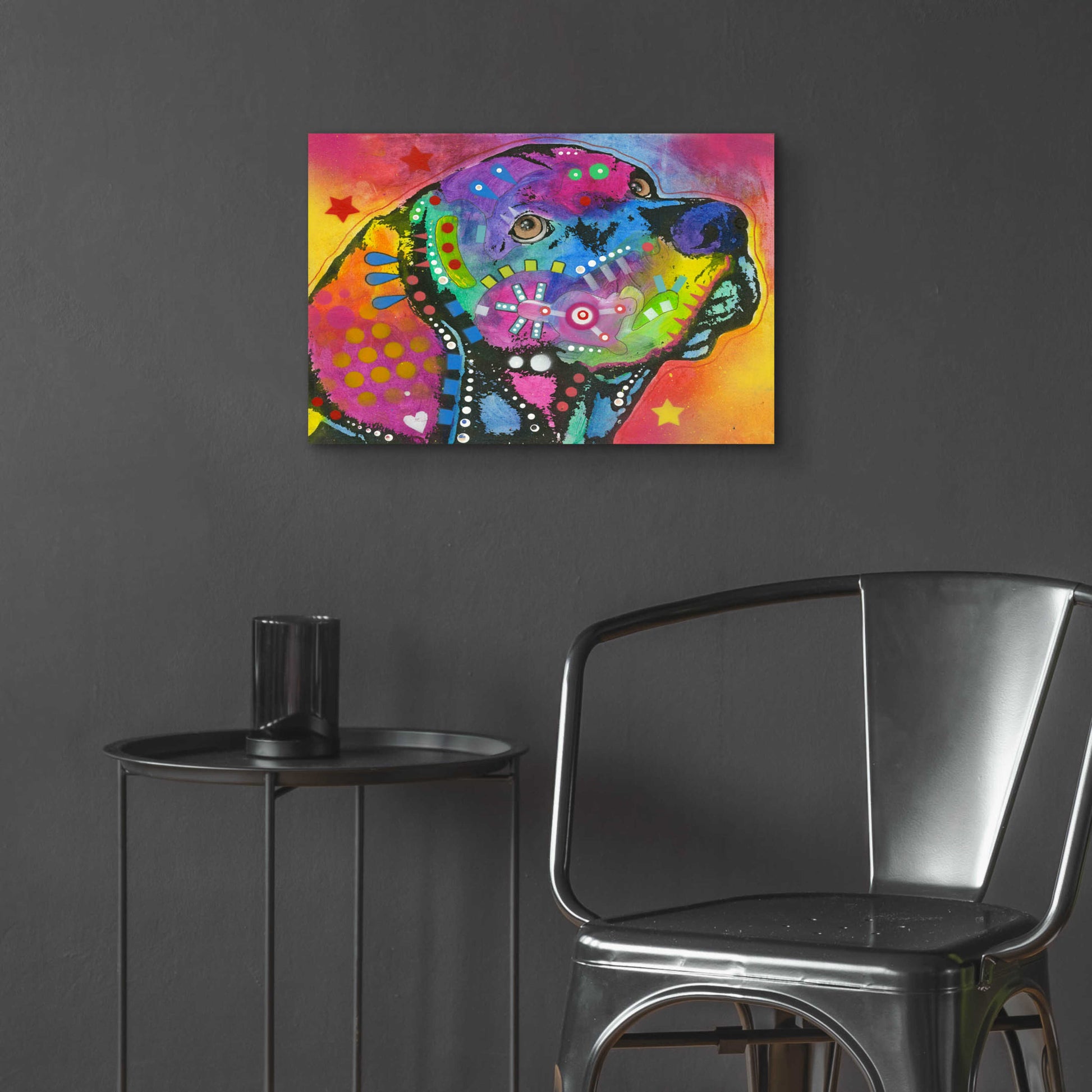 Epic Art 'Psychedelic Lab' by Dean Russo, Acrylic Glass Wall Art,24x16