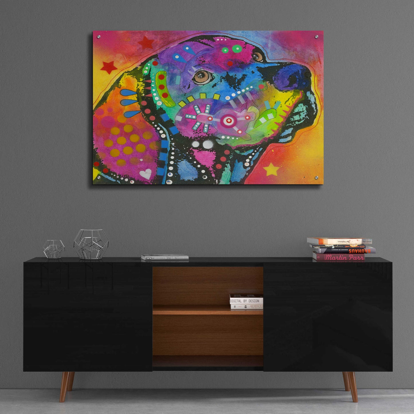 Epic Art 'Psychedelic Lab' by Dean Russo, Acrylic Glass Wall Art,36x24