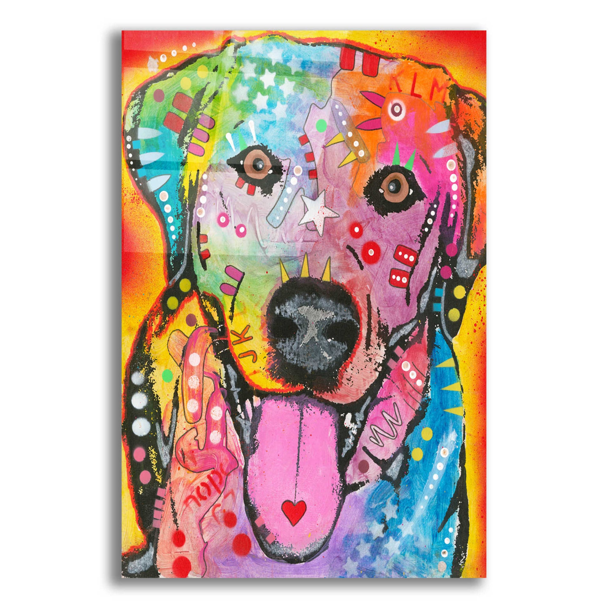 Epic Art 'Loving Joy' by Dean Russo, Acrylic Glass Wall Art,12x16