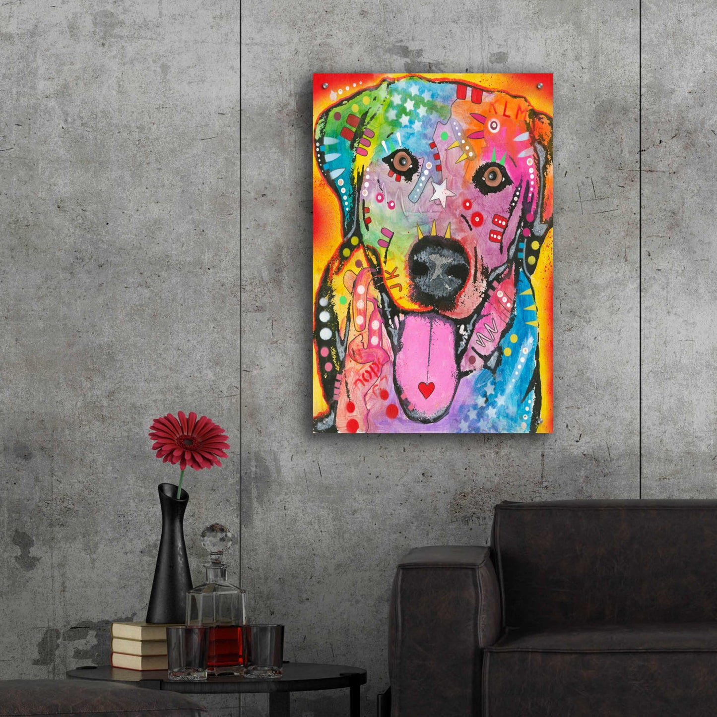 Epic Art 'Loving Joy' by Dean Russo, Acrylic Glass Wall Art,24x36