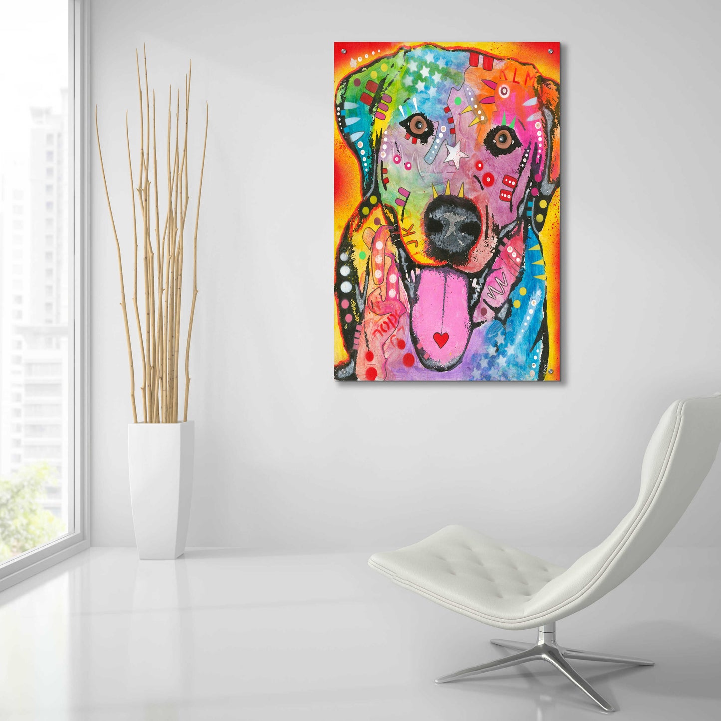 Epic Art 'Loving Joy' by Dean Russo, Acrylic Glass Wall Art,24x36