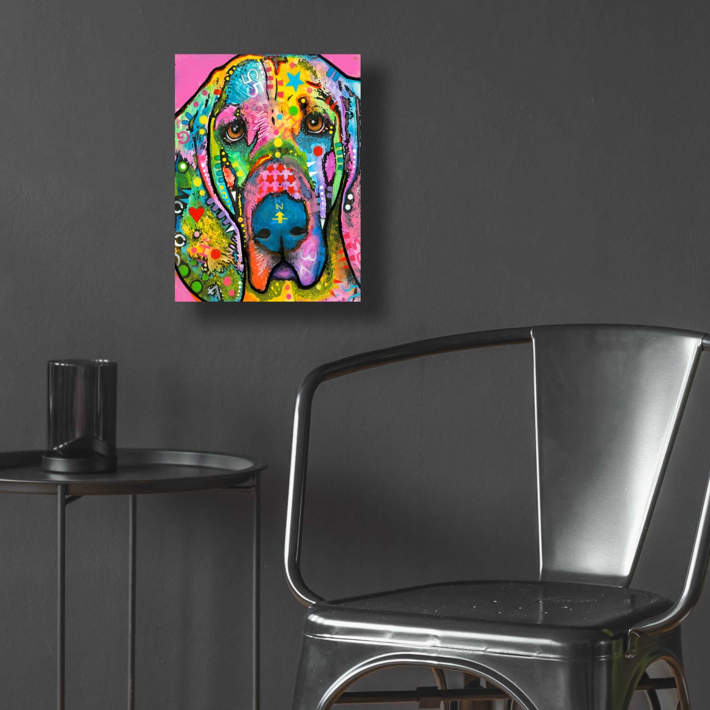 Epic Art 'Bloodhound' by Dean Russo, Acrylic Glass Wall Art,12x16