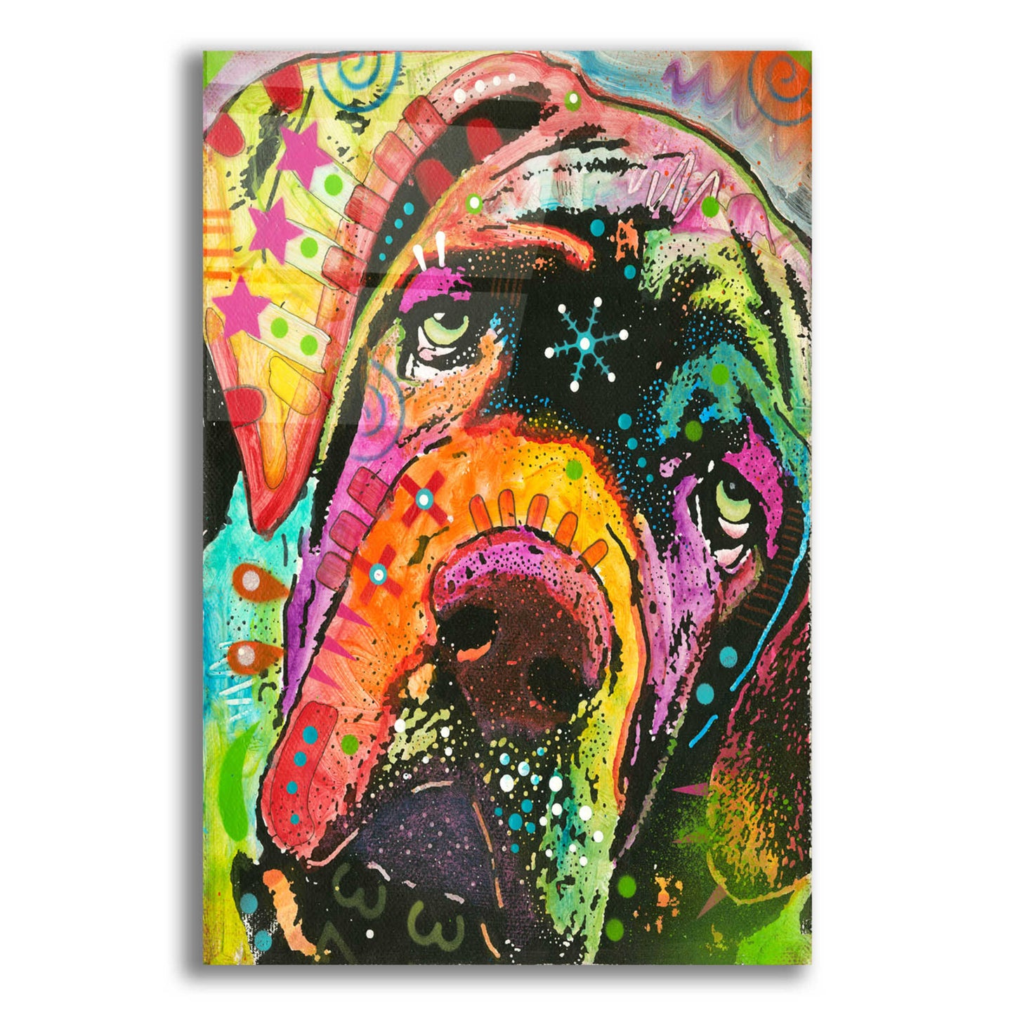 Epic Art 'Ol' Droopyface' by Dean Russo, Acrylic Glass Wall Art,12x16