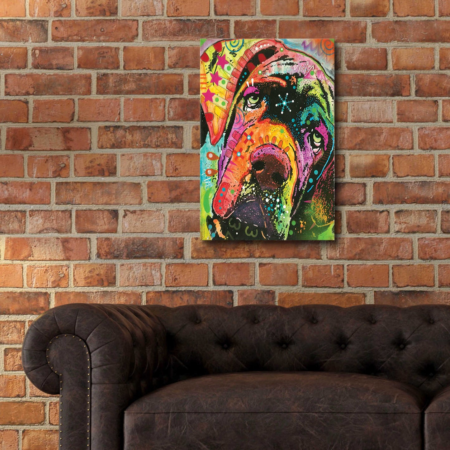 Epic Art 'Ol' Droopyface' by Dean Russo, Acrylic Glass Wall Art,16x24