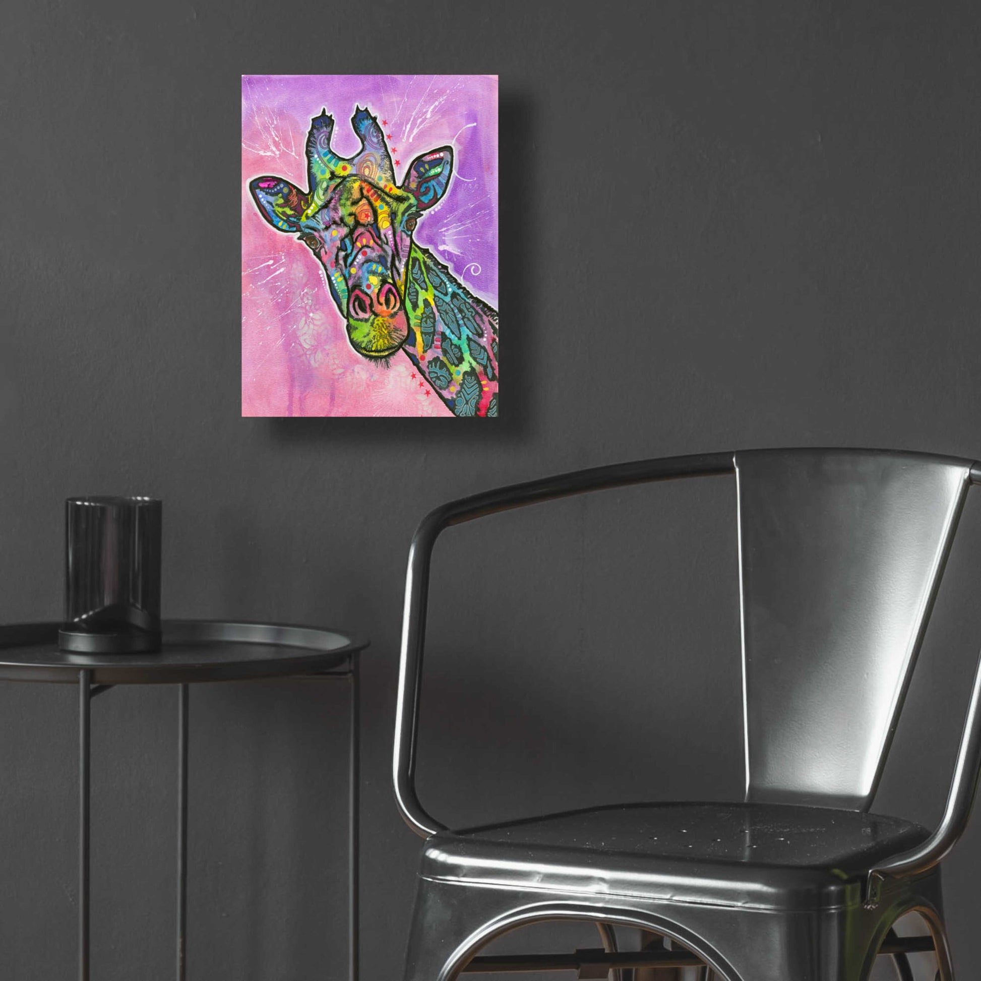 Epic Art 'Giraffe' by Dean Russo, Acrylic Glass Wall Art,12x16