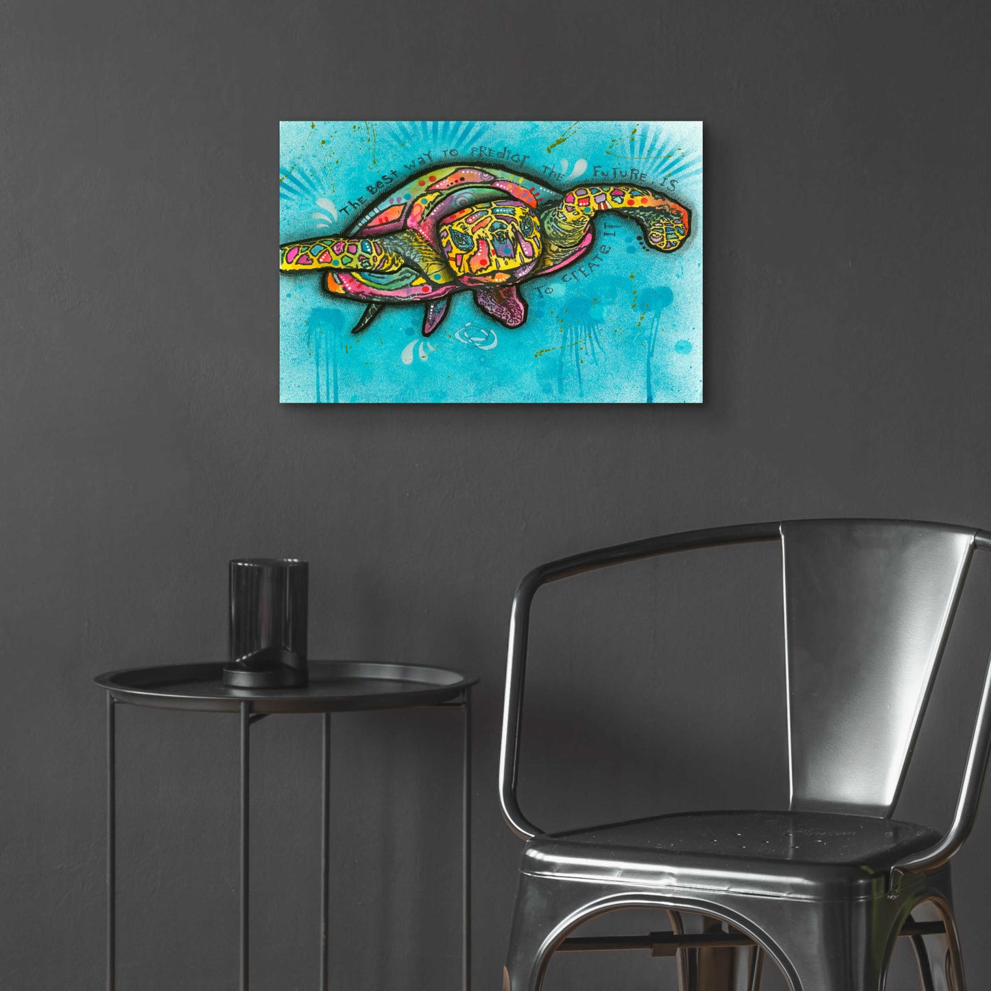 Epic Art 'Turtle ' by Dean Russo, Acrylic Glass Wall Art,24x16