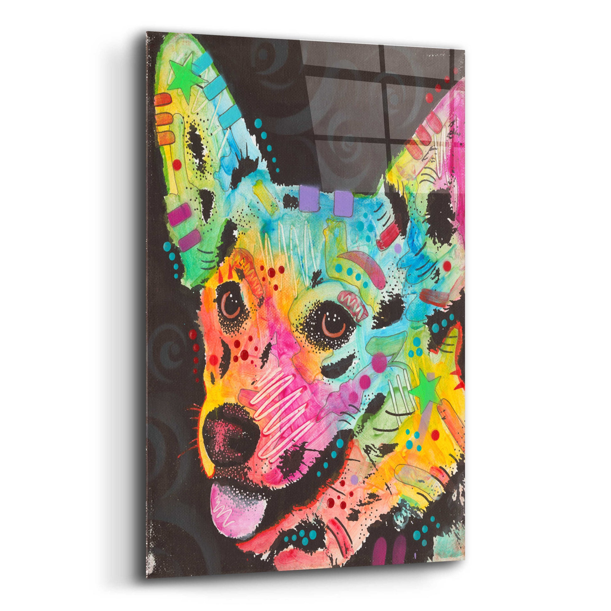 Epic Art 'Corgi Pup' by Dean Russo, Acrylic Glass Wall Art,12x16