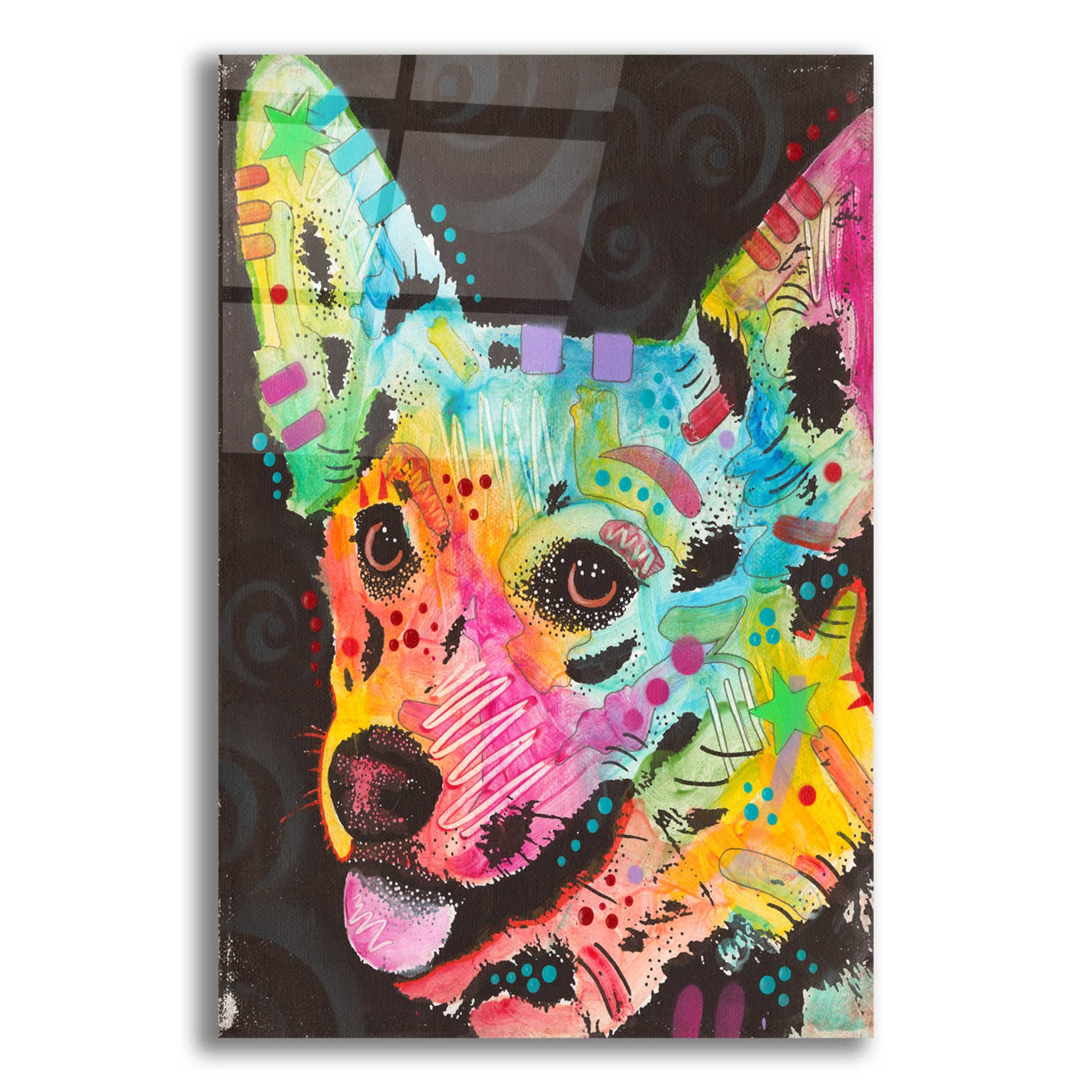 Epic Art 'Corgi Pup' by Dean Russo, Acrylic Glass Wall Art,12x16