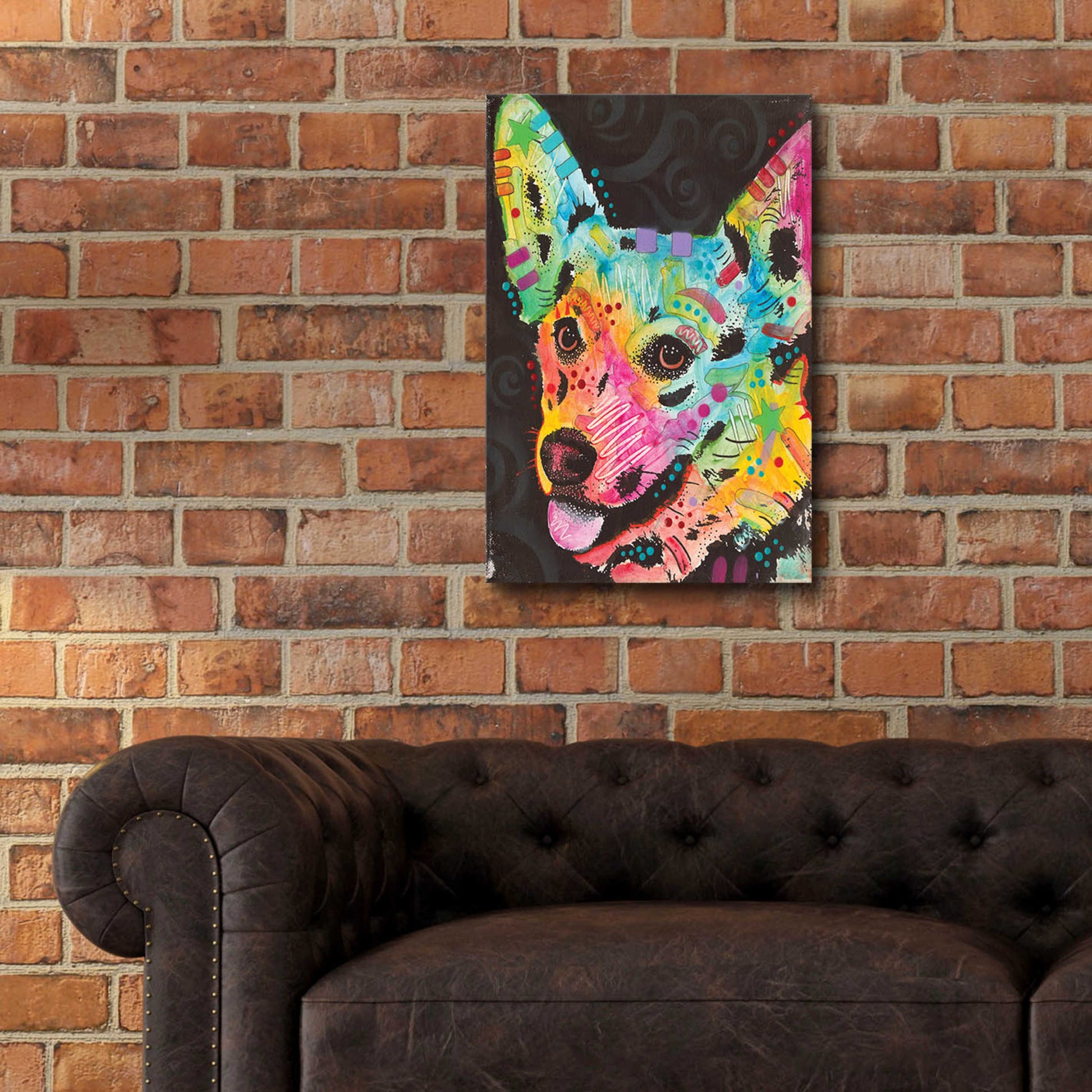 Epic Art 'Corgi Pup' by Dean Russo, Acrylic Glass Wall Art,16x24