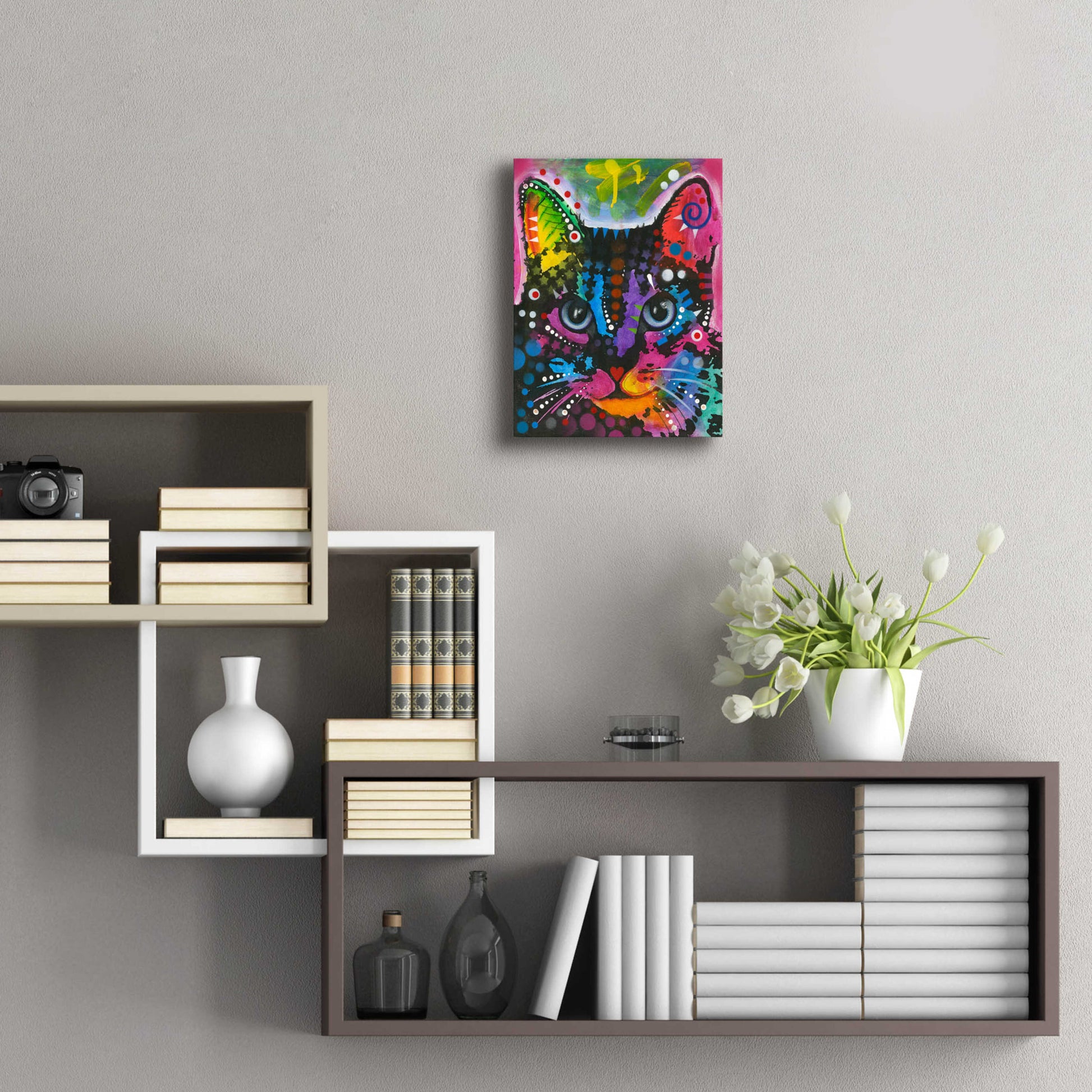 Epic Art 'Maya Swirl' by Dean Russo, Acrylic Glass Wall Art,12x16