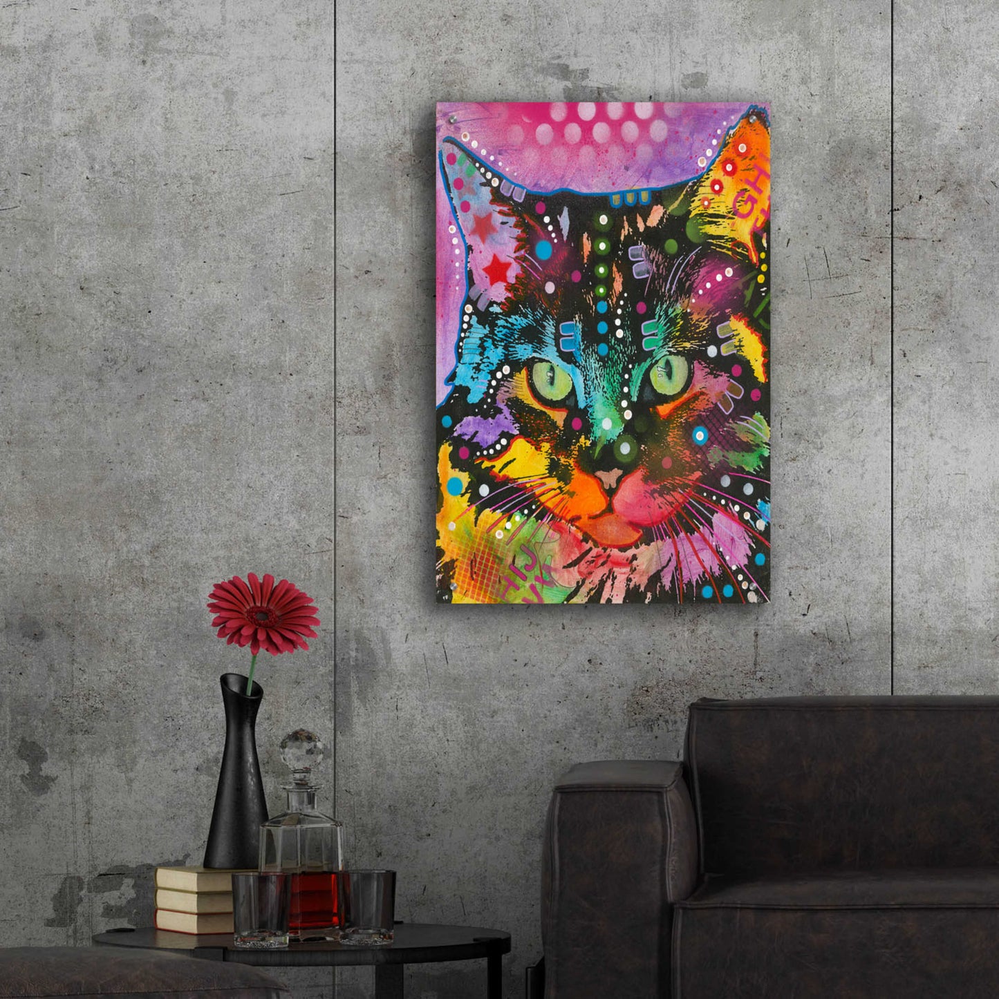 Epic Art 'Maya Spot' by Dean Russo, Acrylic Glass Wall Art,24x36