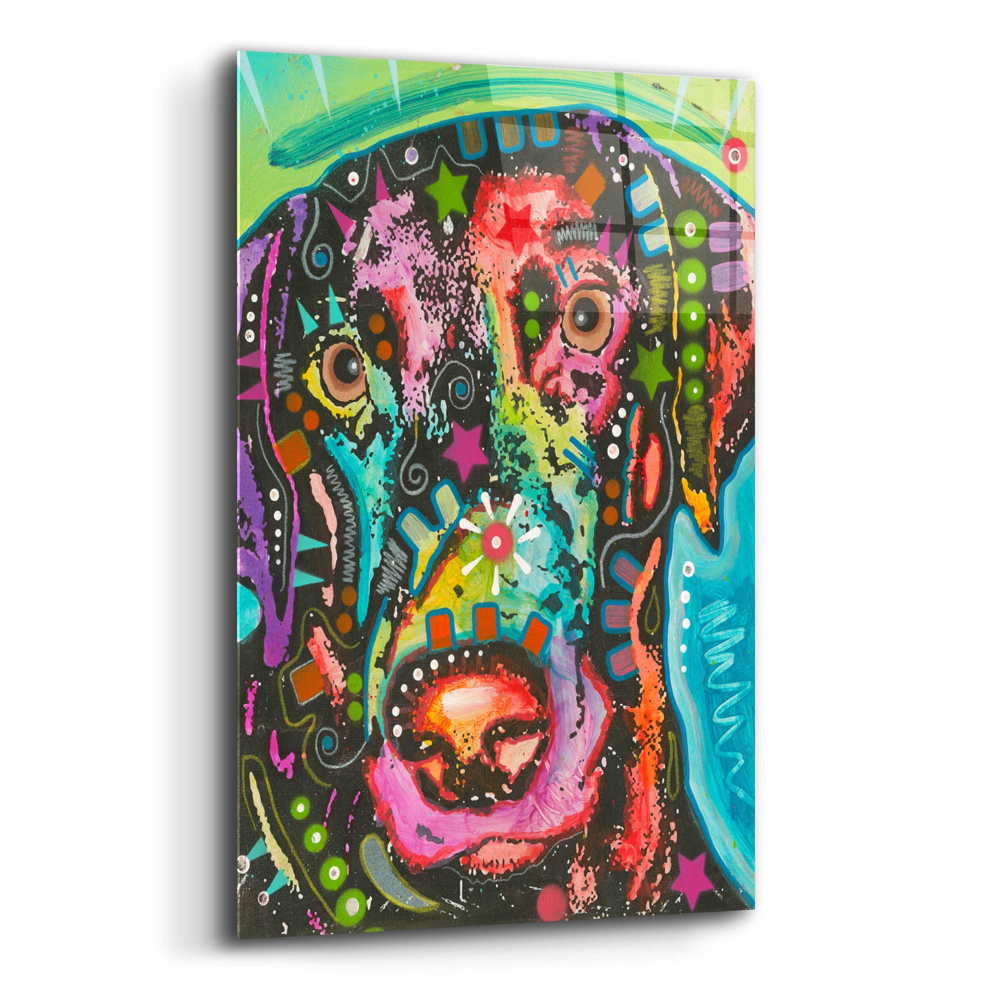 Epic Art 'Psychedelic Lab ' by Dean Russo, Acrylic Glass Wall Art,12x16