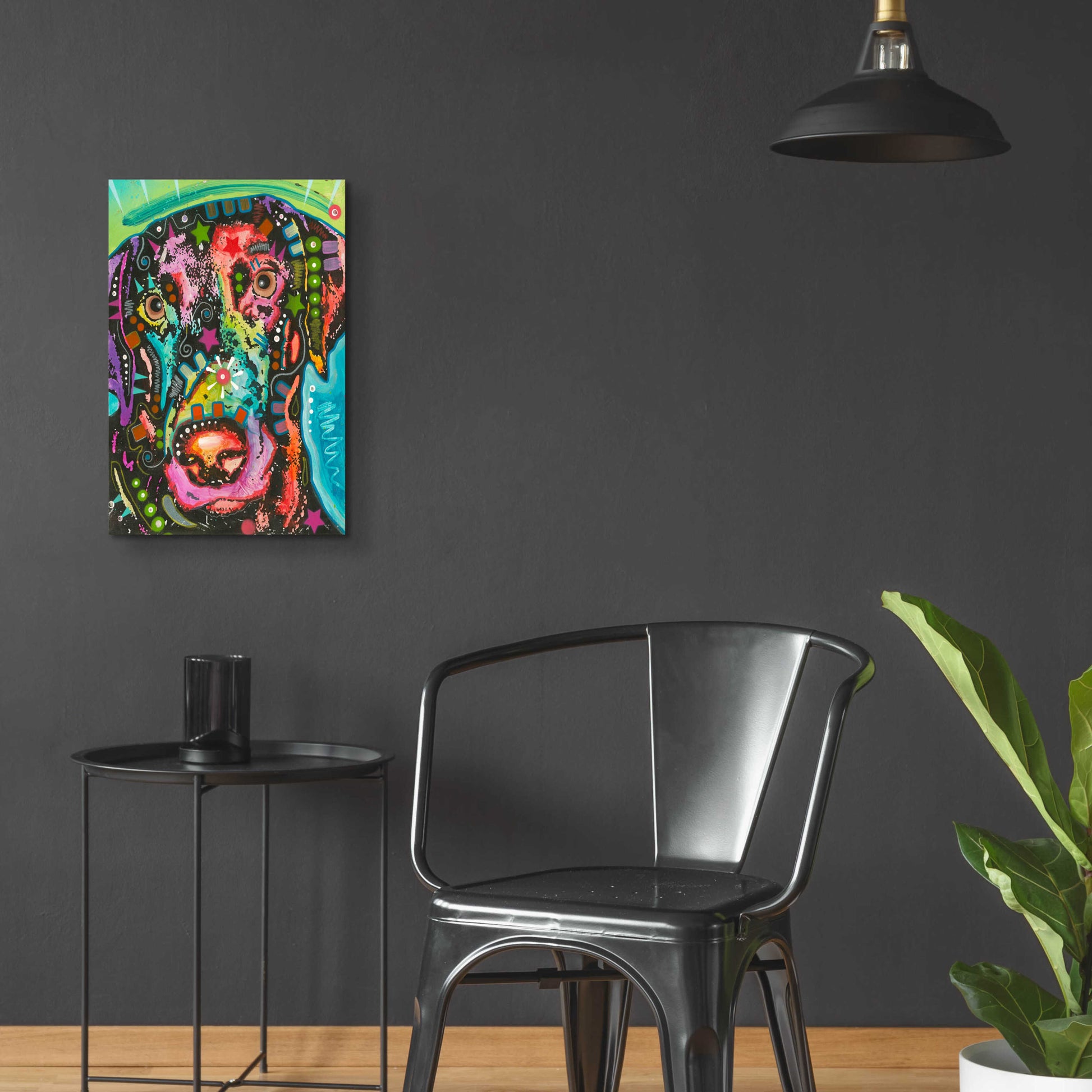 Epic Art 'Psychedelic Lab ' by Dean Russo, Acrylic Glass Wall Art,16x24